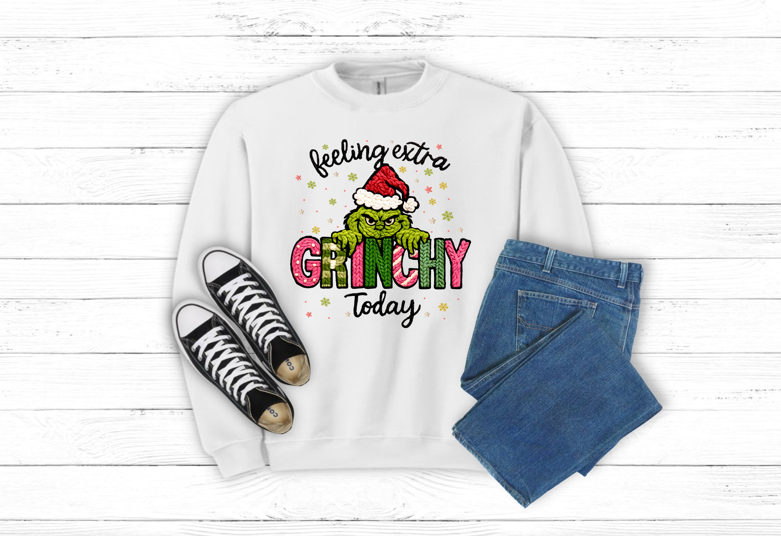 Christmas Grinch Sweatshirt (Item 2122)