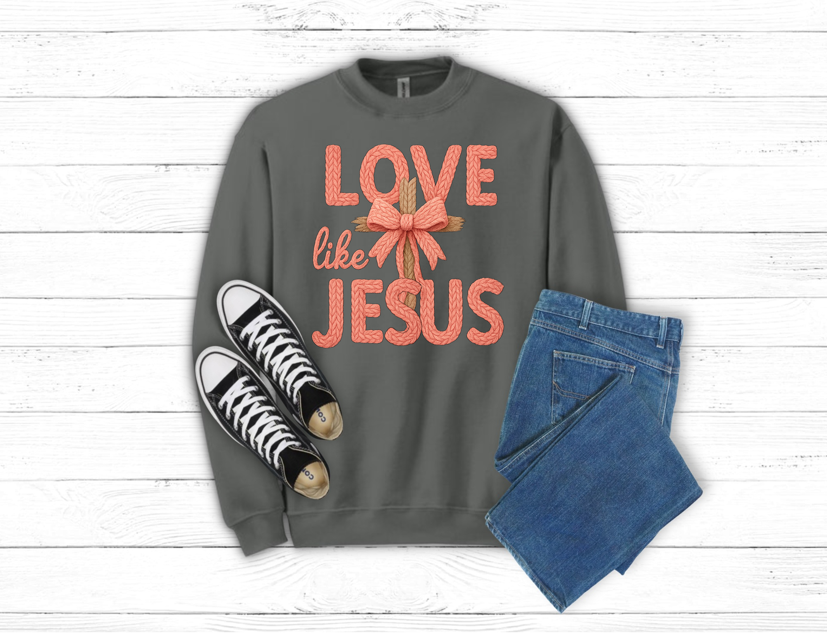  Love Like Jesus tee Choice of Tee or Sweatshirt (10114)