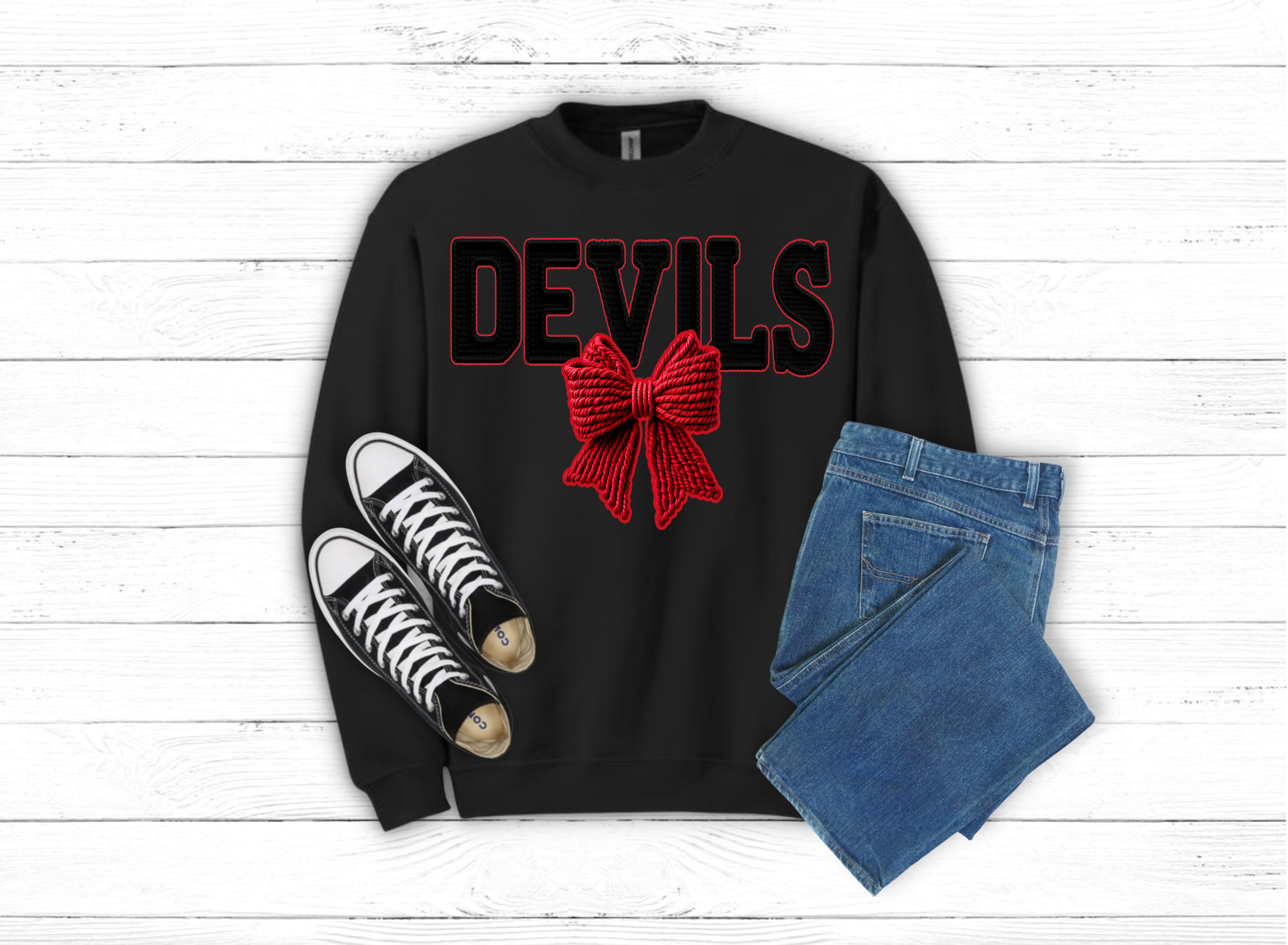 Devils yarn spirit shirt Choice of tee or sweatshirt (item 10101)