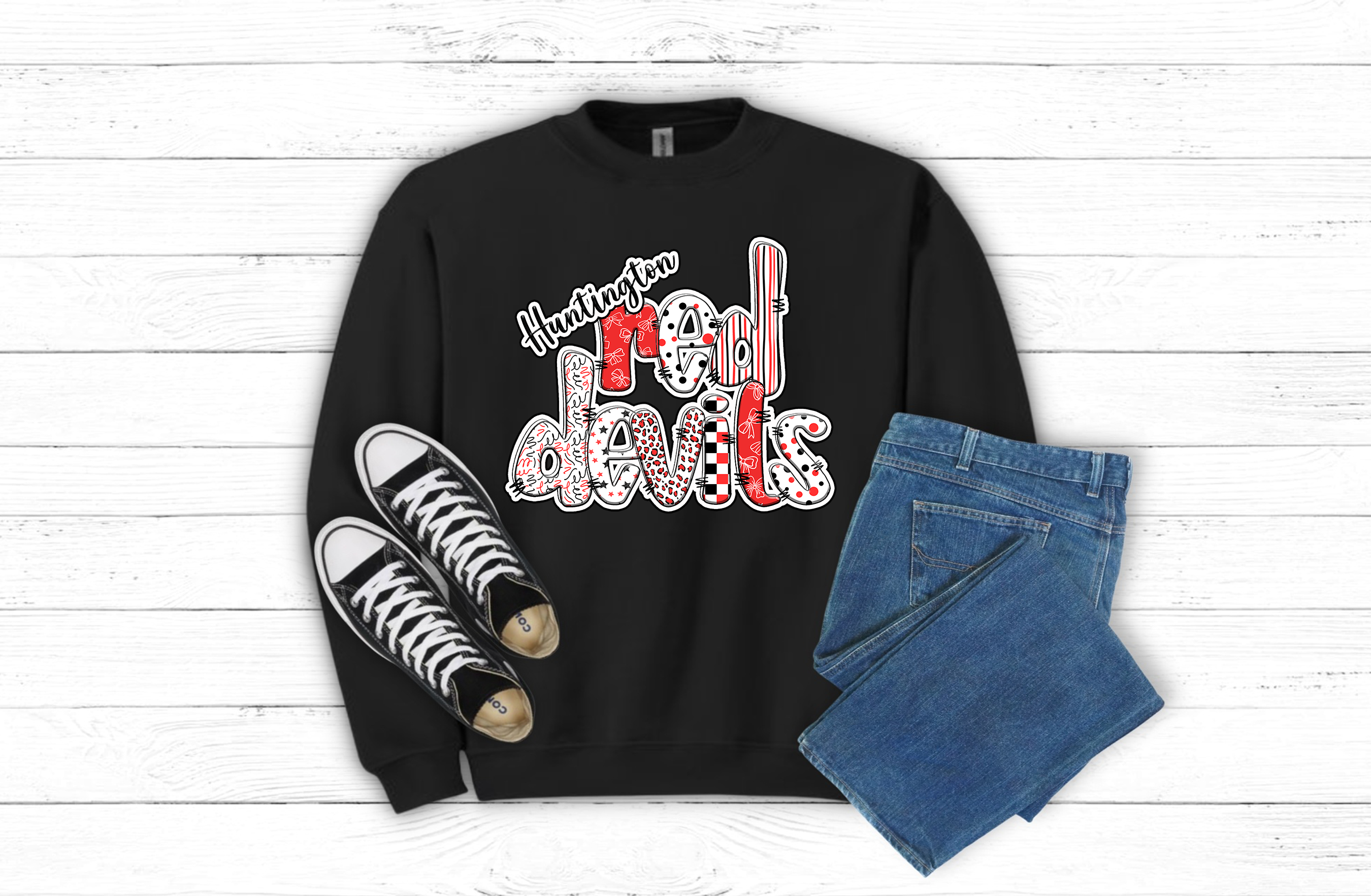 Red Devils  Graphic T-Shirt or Sweatshirt (item 1721)