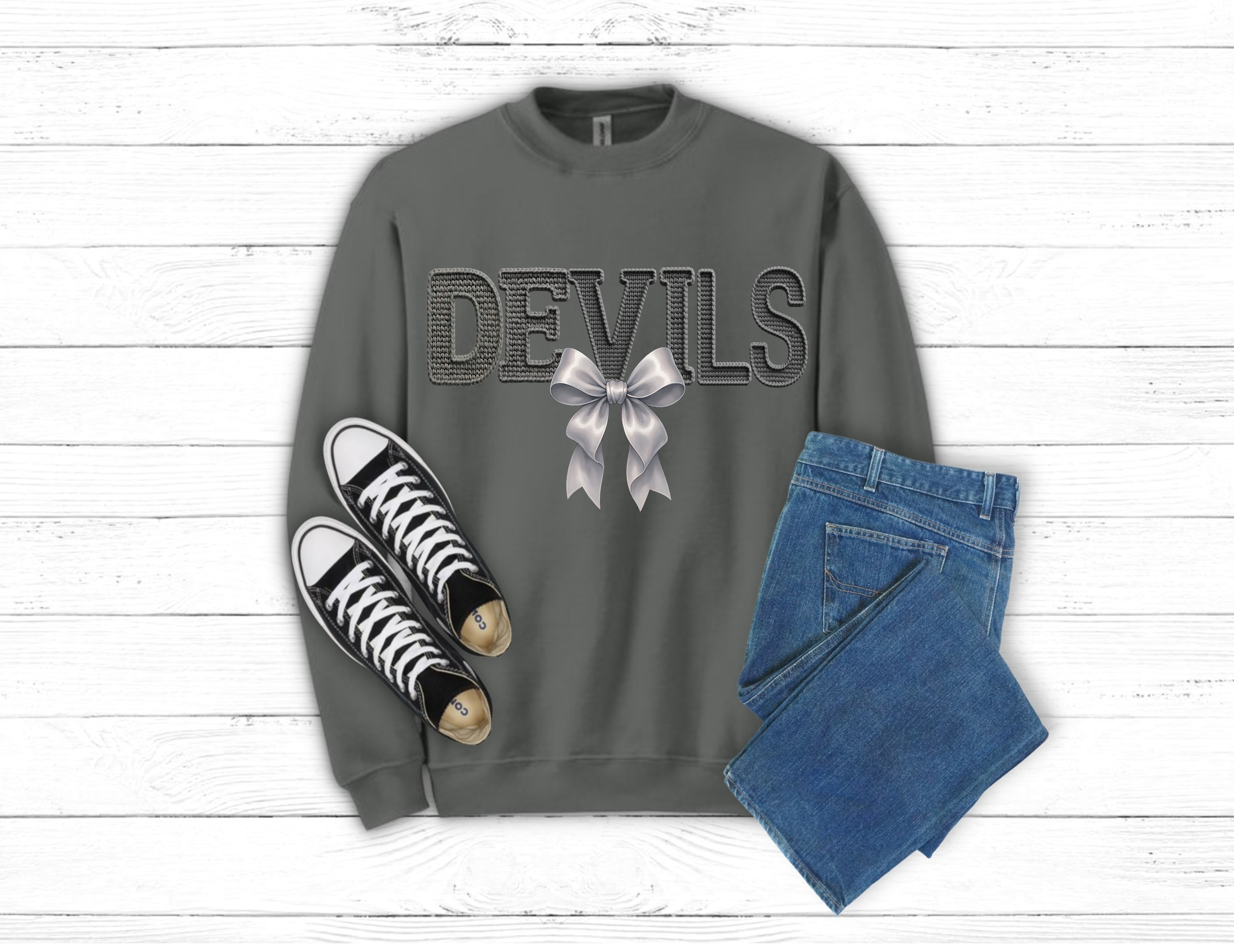 Devils yarn spirit shirt Choice of tee or sweatshirt (item 10102)