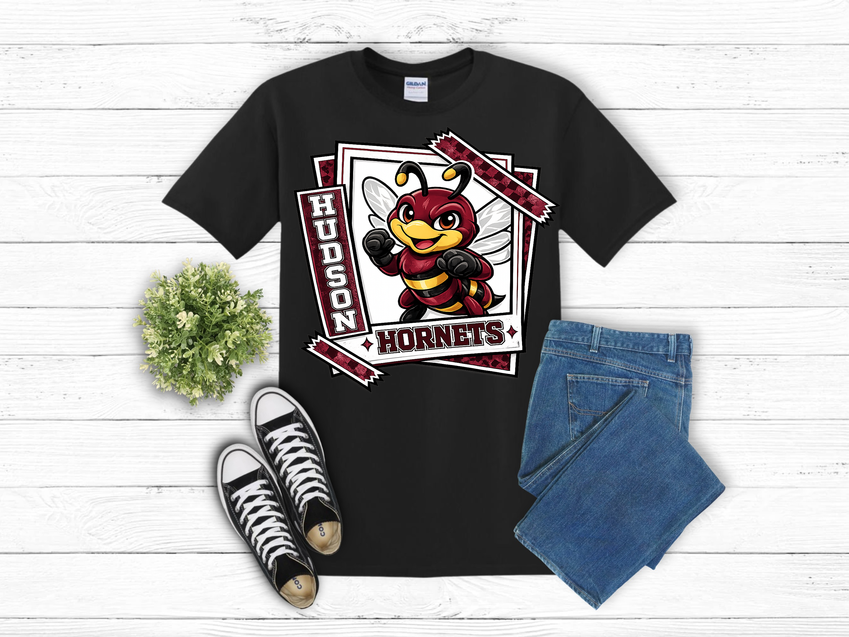 Hudson Hornets Graphic Tee (Item #20379)
