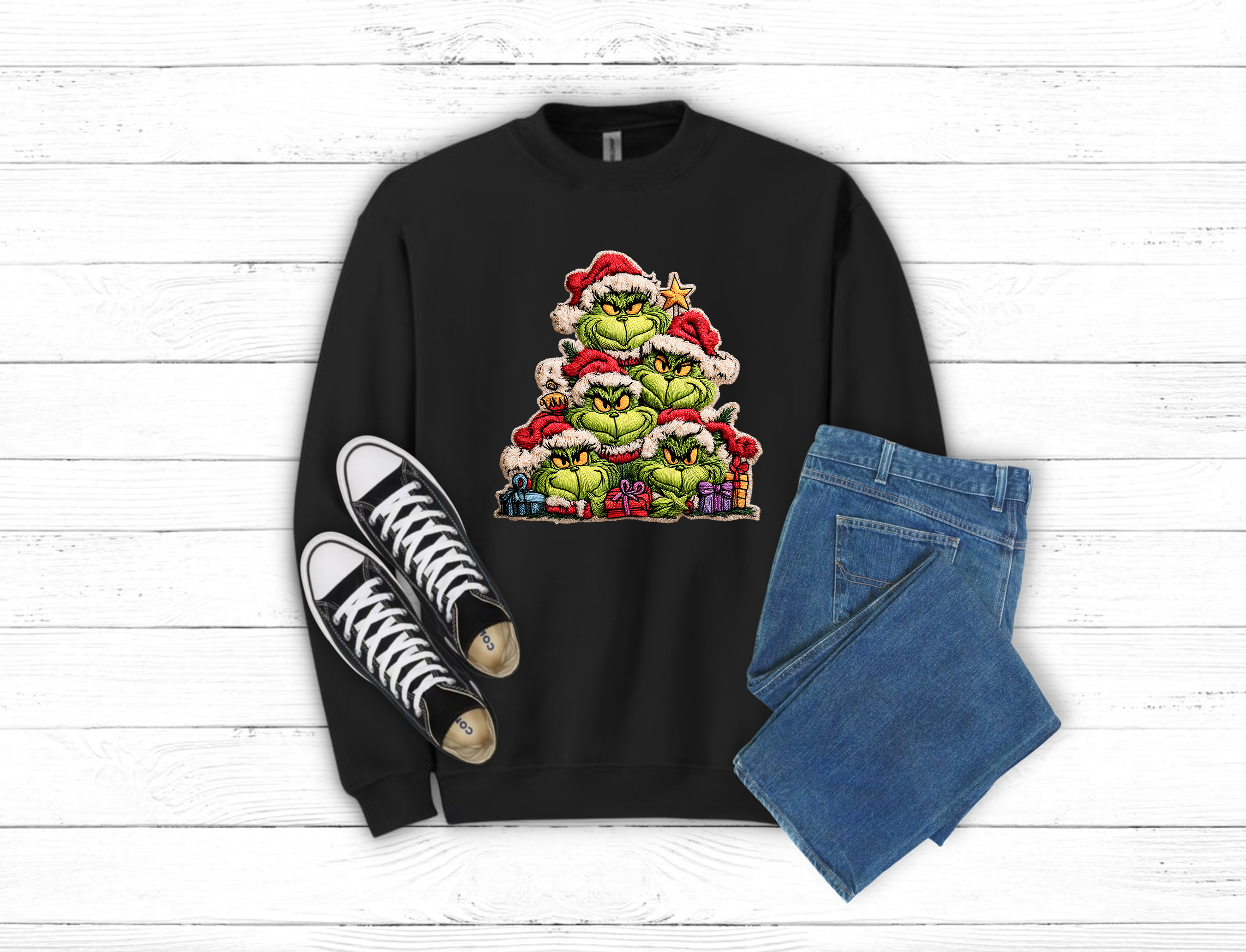 Grinch Christmas Sweatshirt (Item #1801)