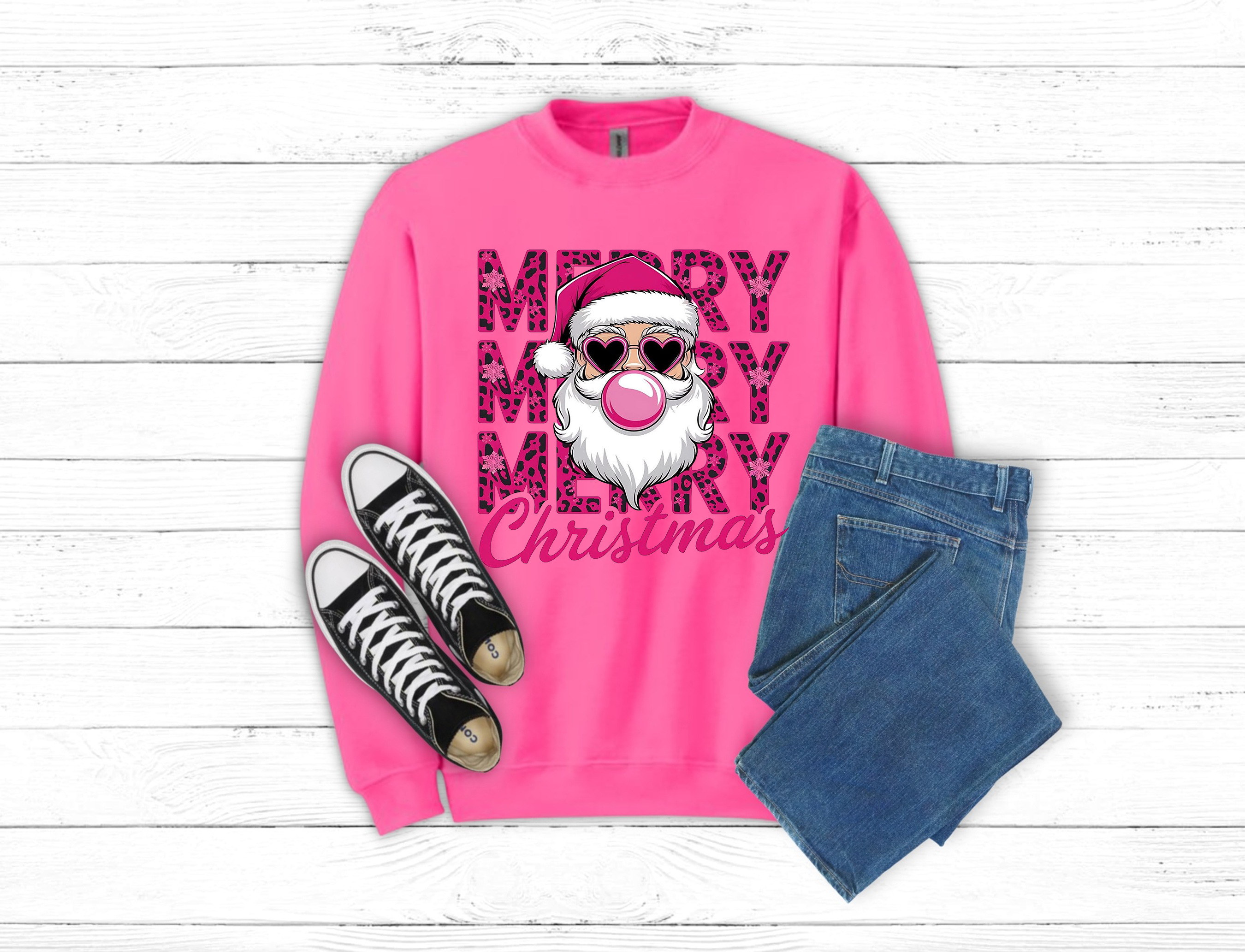 Christmas Santa Sweatshirt (Item 1435)