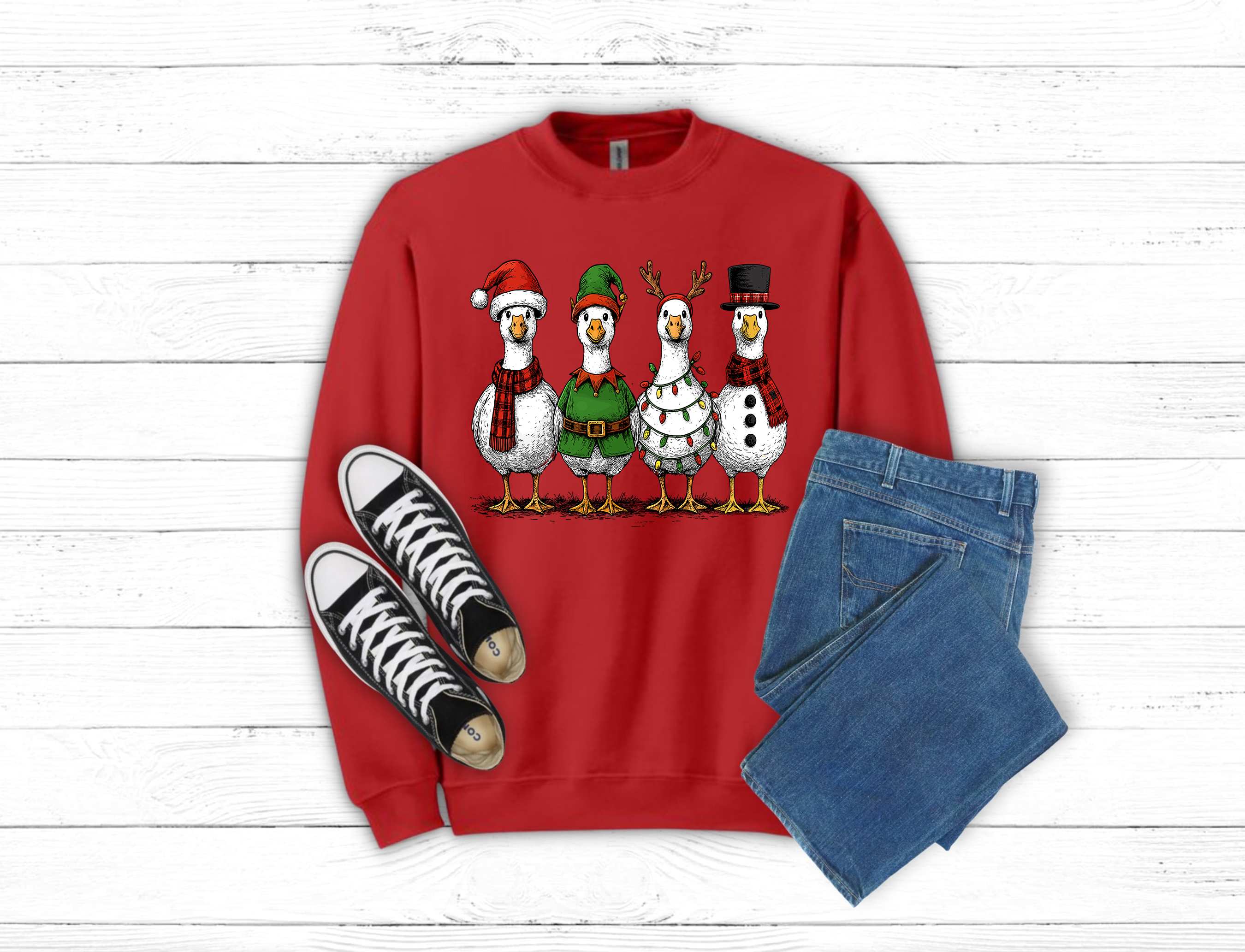 Christmas Goose Sweatshirt (Item 2101)
