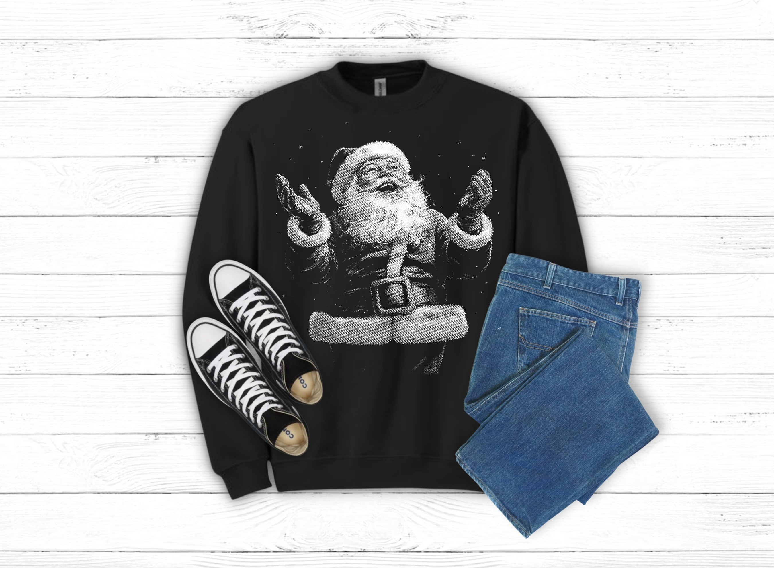 Christmas Santa Sweatshirt (Item 1429)