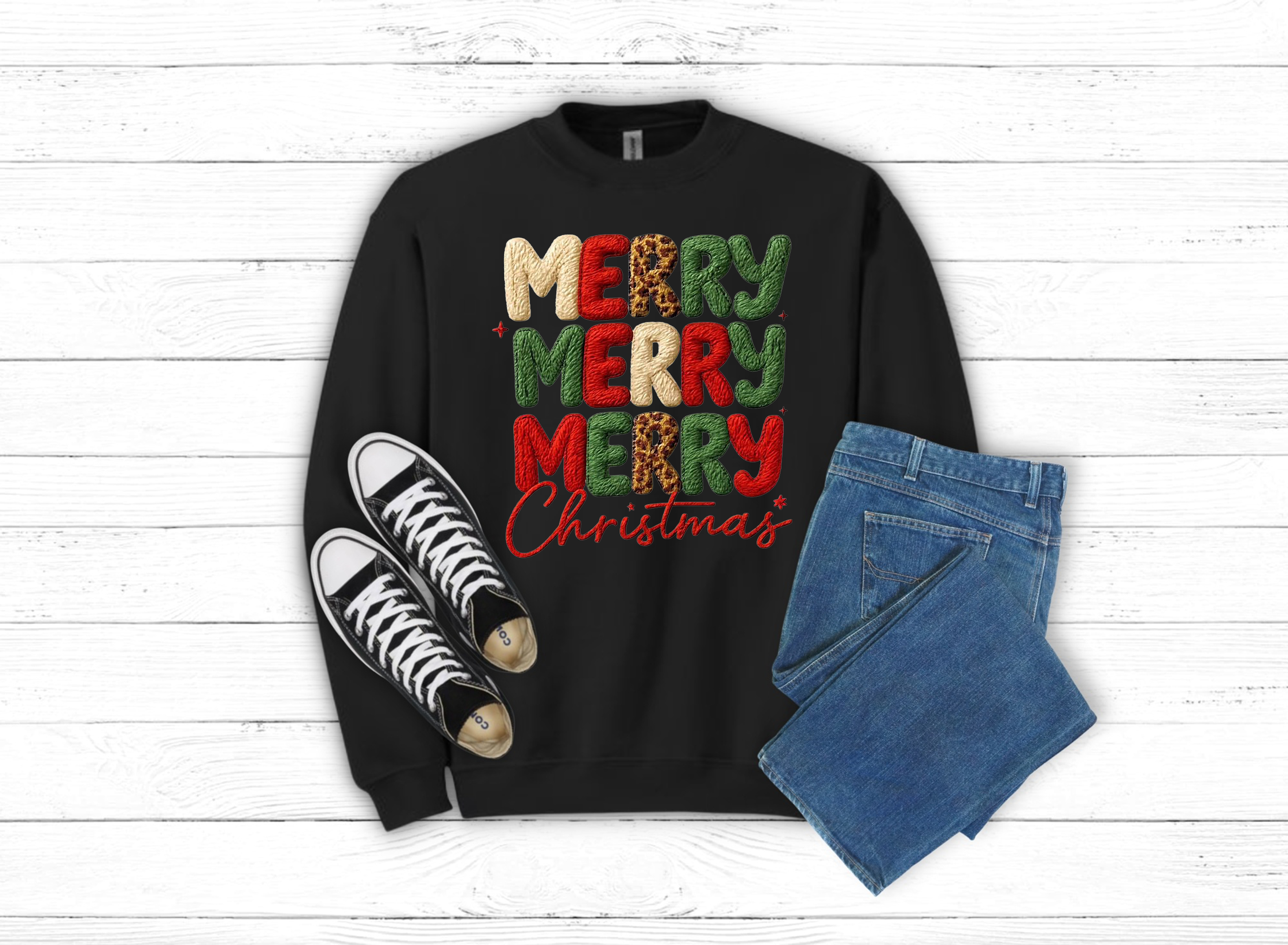Christmas Merry Christmas Sweatshirt (Item 1430)