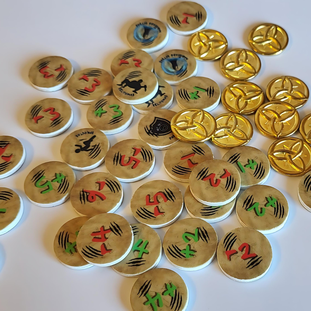 Ravenof premium statusų žetonų rinkinys