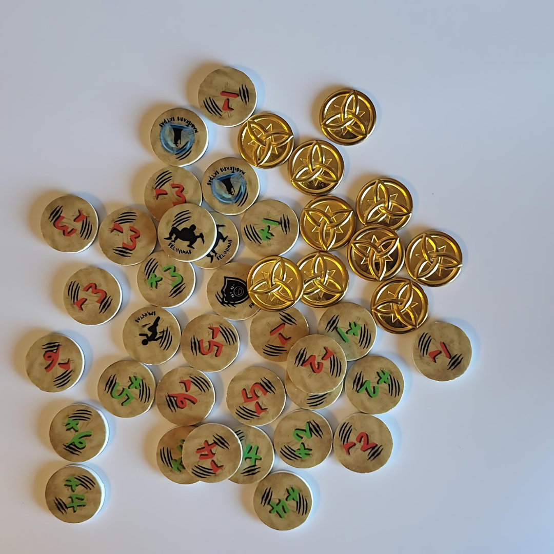 Ravenof premium statusų žetonų rinkinys