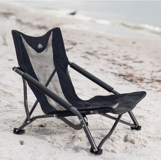 Folding Camp Chair for Camping, Beach, Picnic, Barbqeues, Sporting Events with Carry Bag