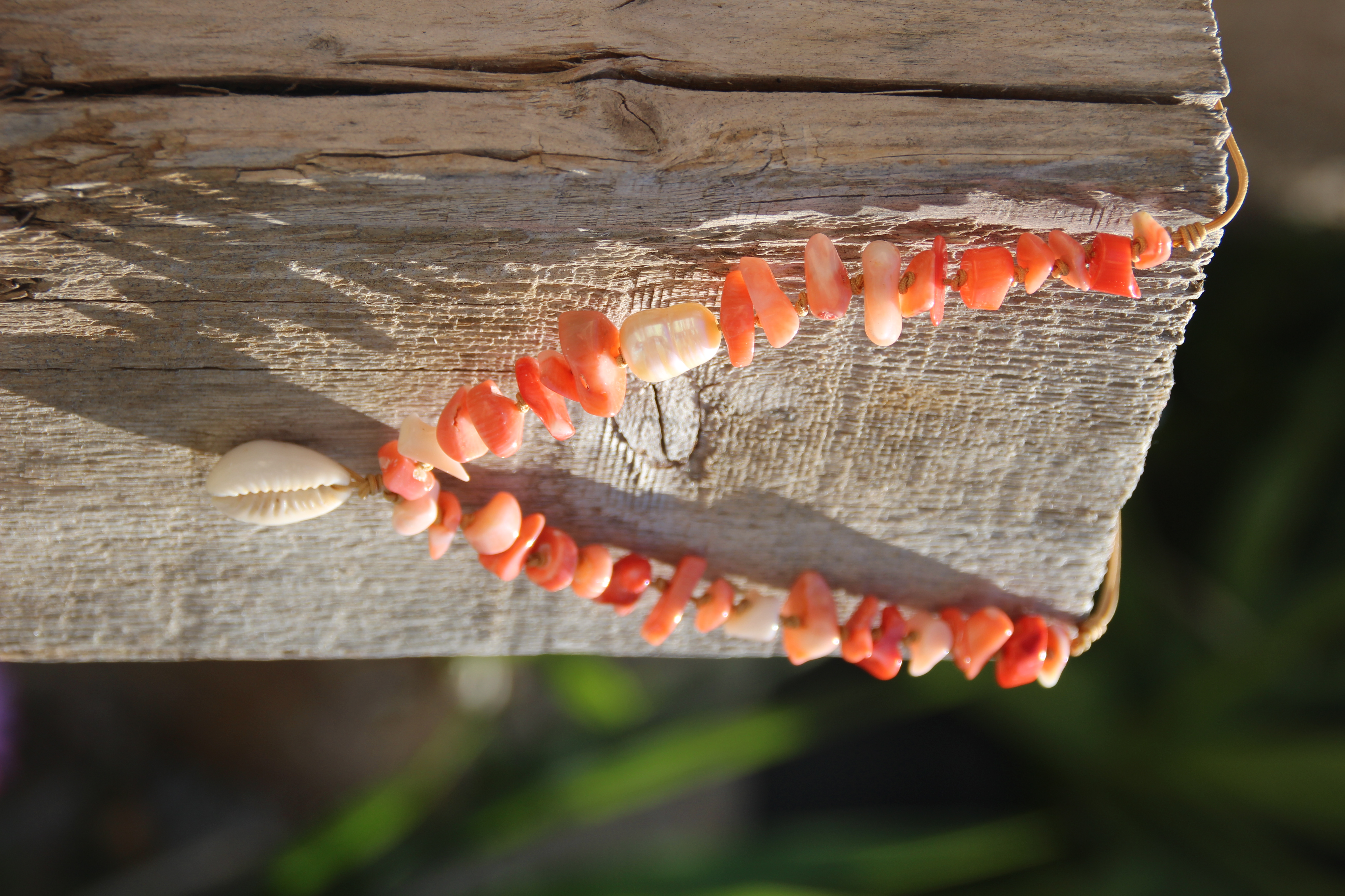 Collier Cauri rose