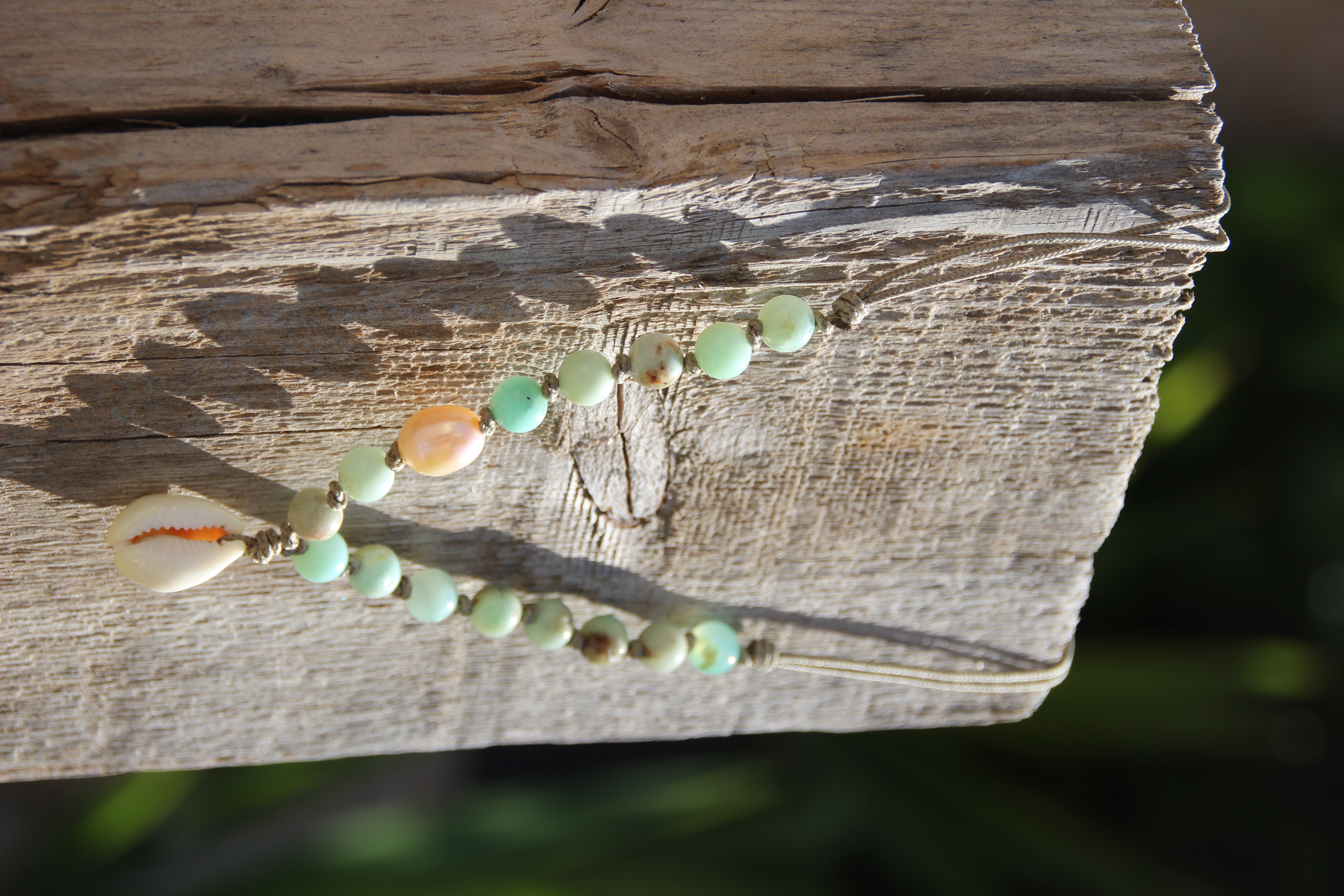 Collier Cauri Vert d'eau