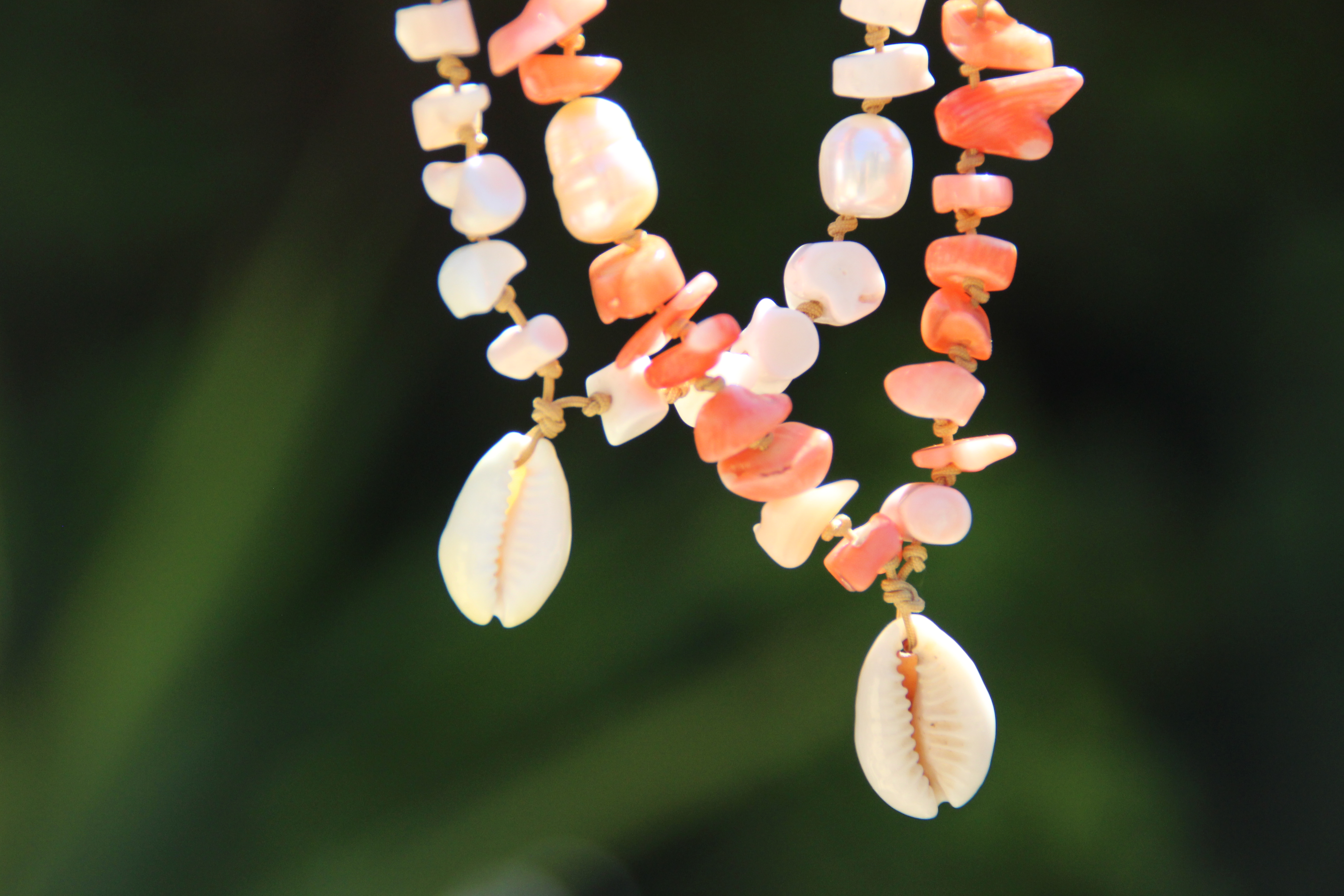Collier Cauri blanc