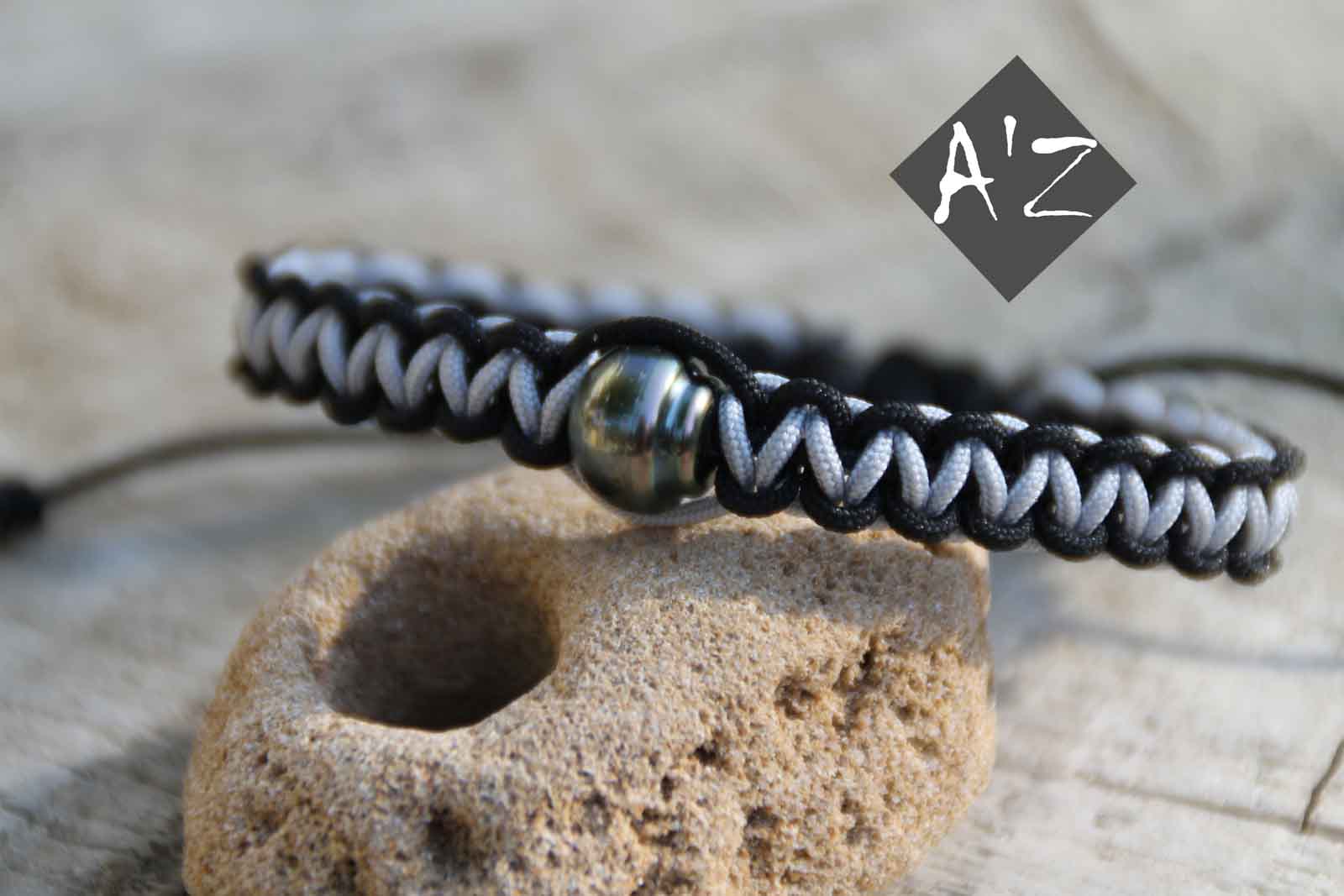 Bracelet Tahiti Tressé Bicolore 
