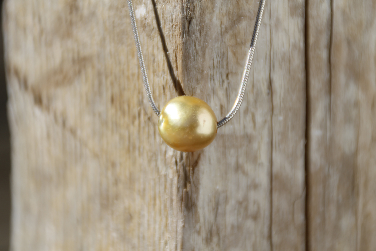 Perle des Philippines Chaîne Argent