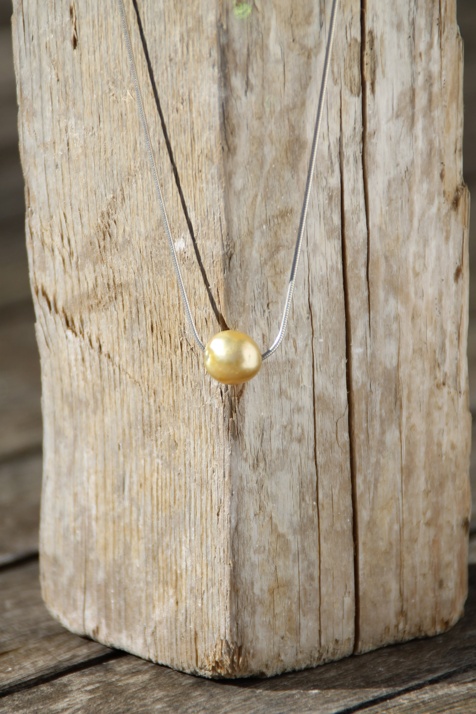 Perle des Philippines Chaîne Argent