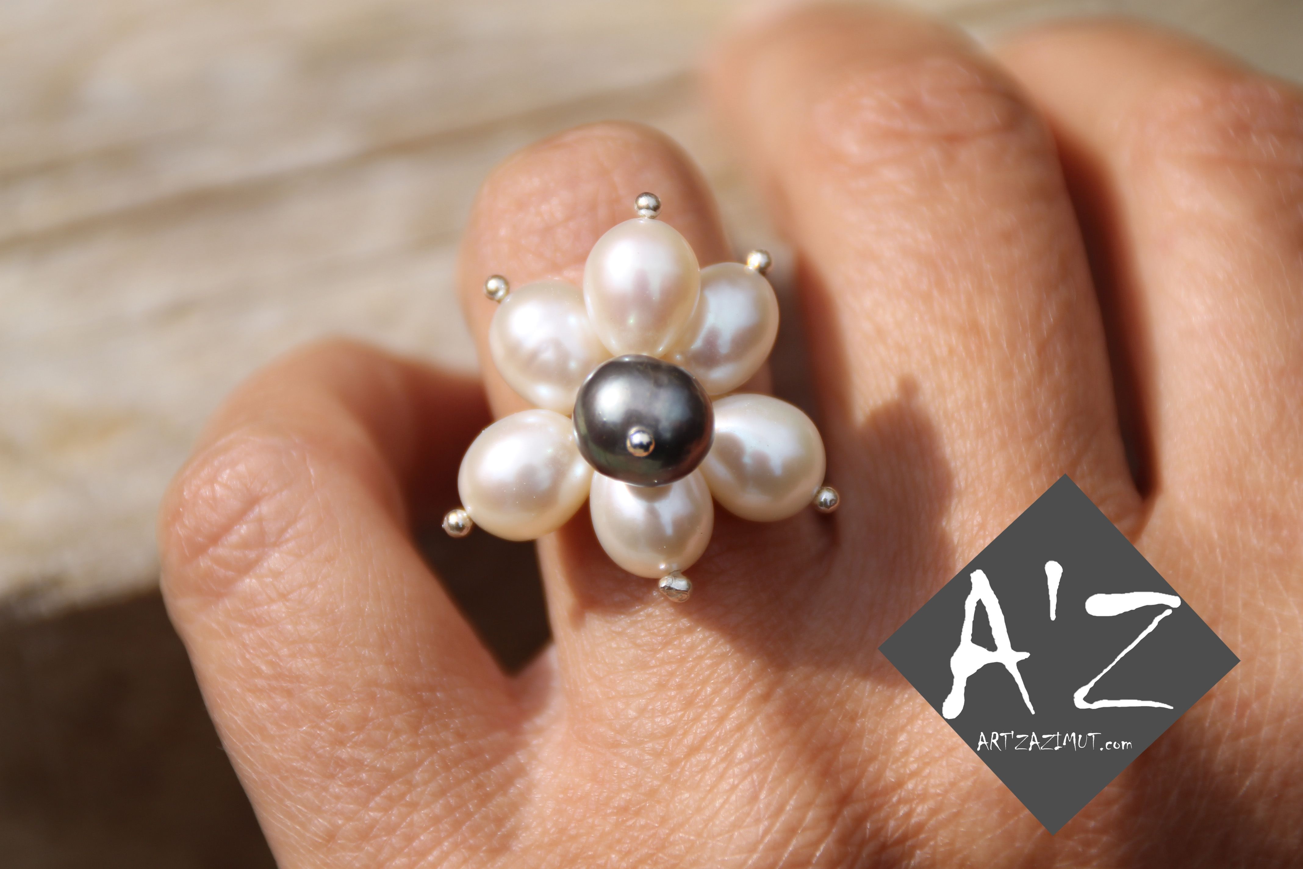 Bague Tahiti Fleur