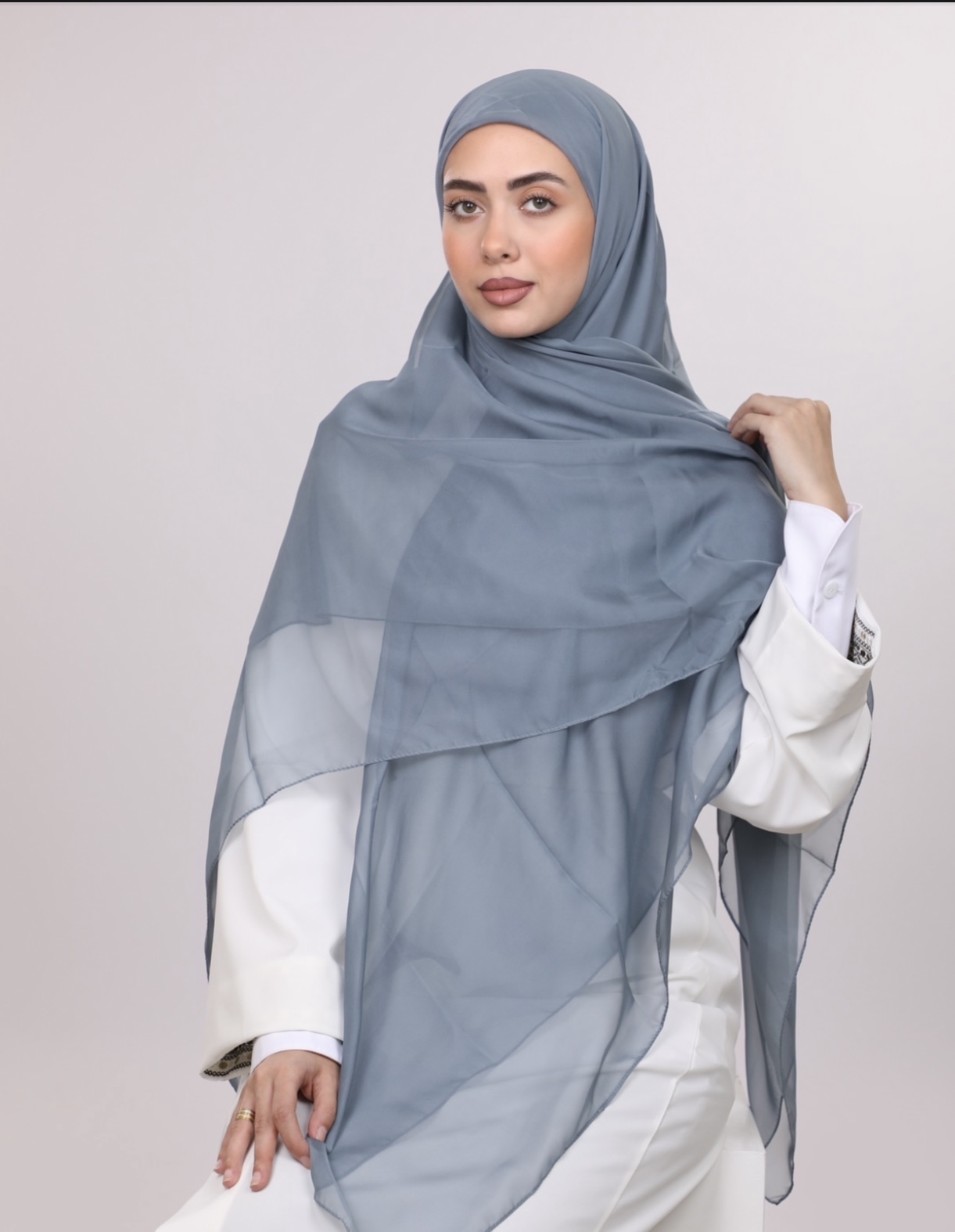 Elegant Light Blue echarp