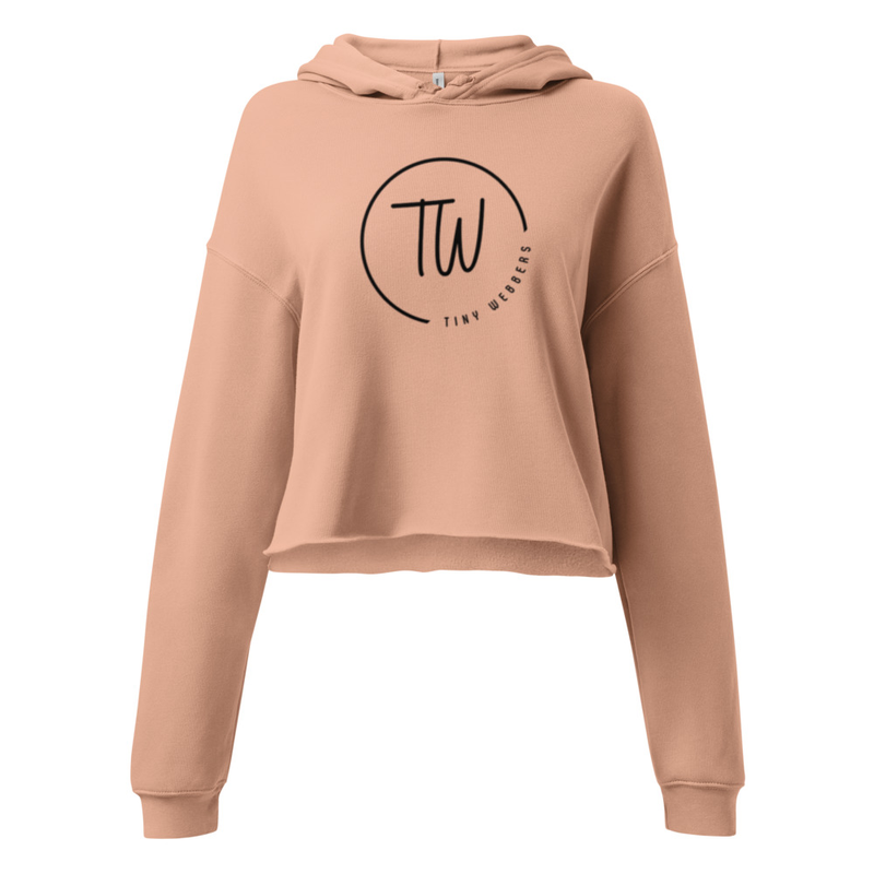 Crop Hoodie: Tiny Webbers