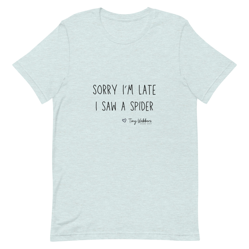 Cotton-Blend Tee: Sorry I'm Late