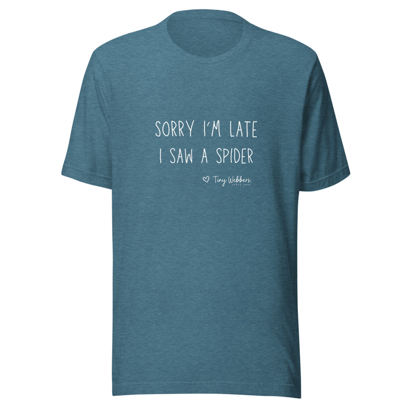 Cotton-Blend Tee: Sorry I'm Late