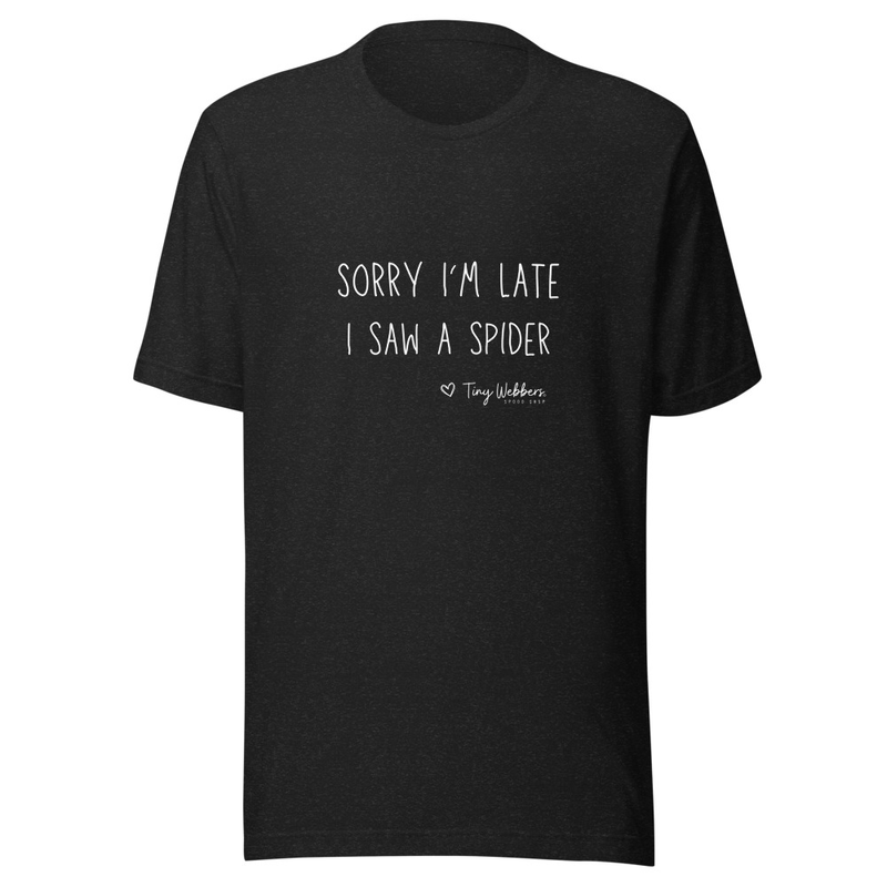 Cotton-Blend Tee: Sorry I'm Late
