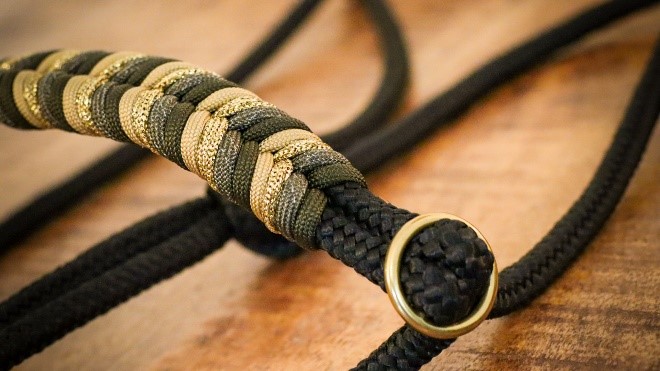 Seilhalfter Black & Oliv