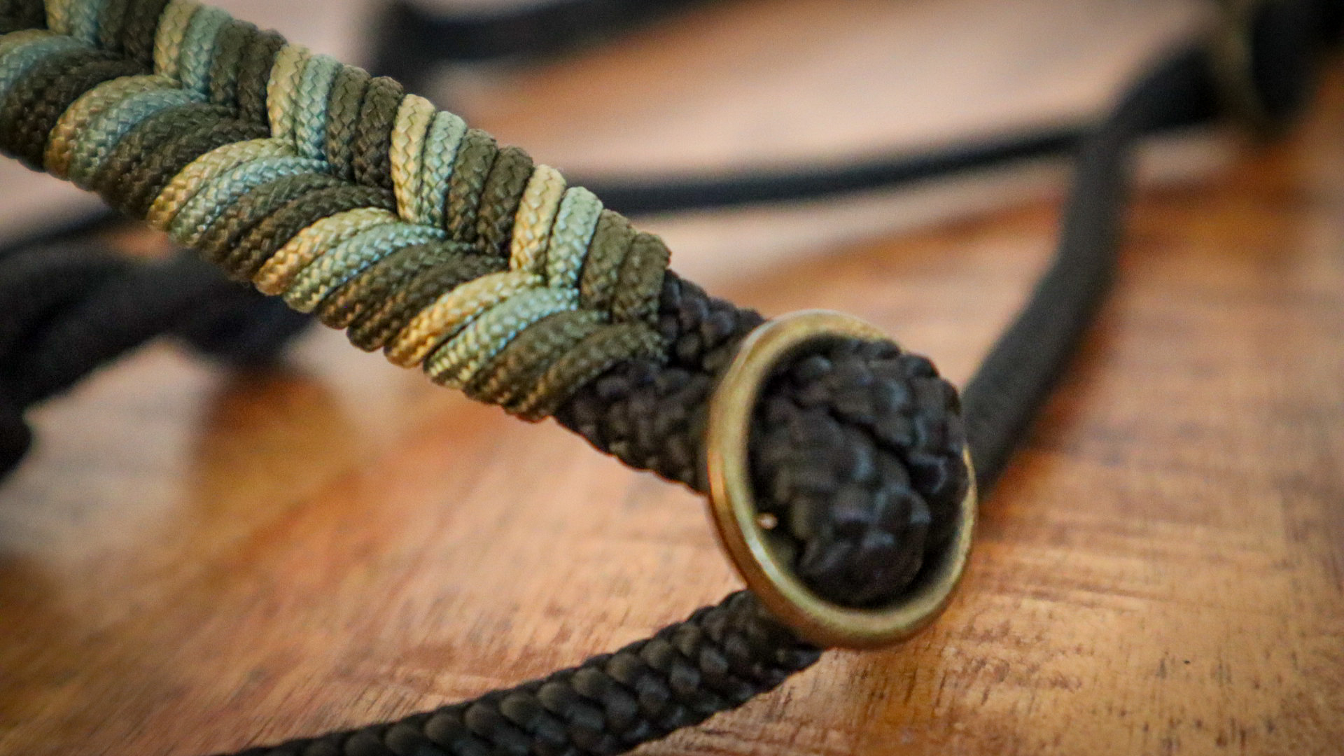 Seilhalfter Black & Oliv