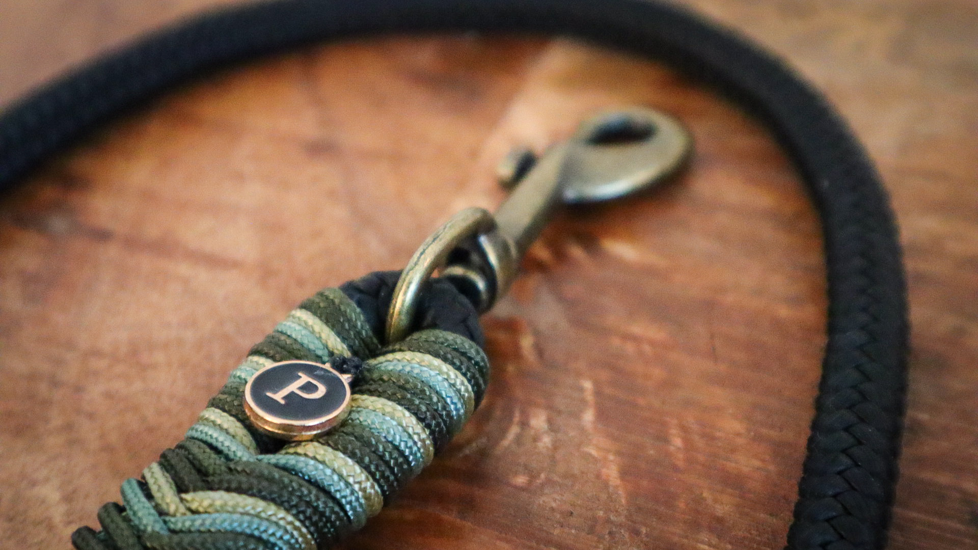 Seilhalfter Black & Oliv