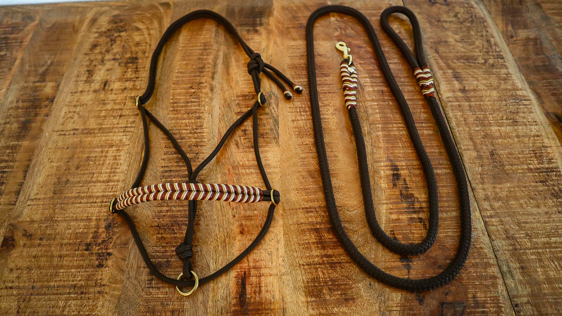 Seilhalfter Brown & Coppergold