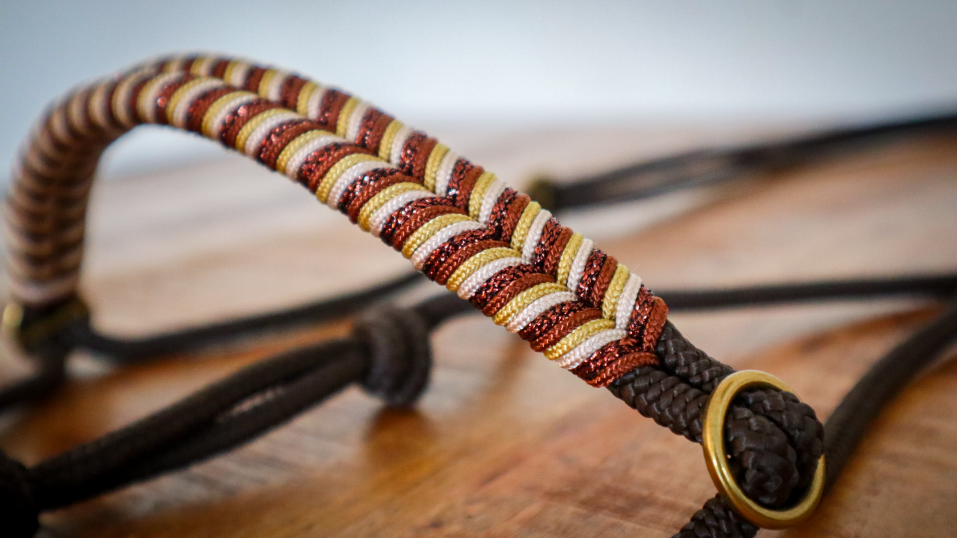 Seilhalfter Brown & Coppergold