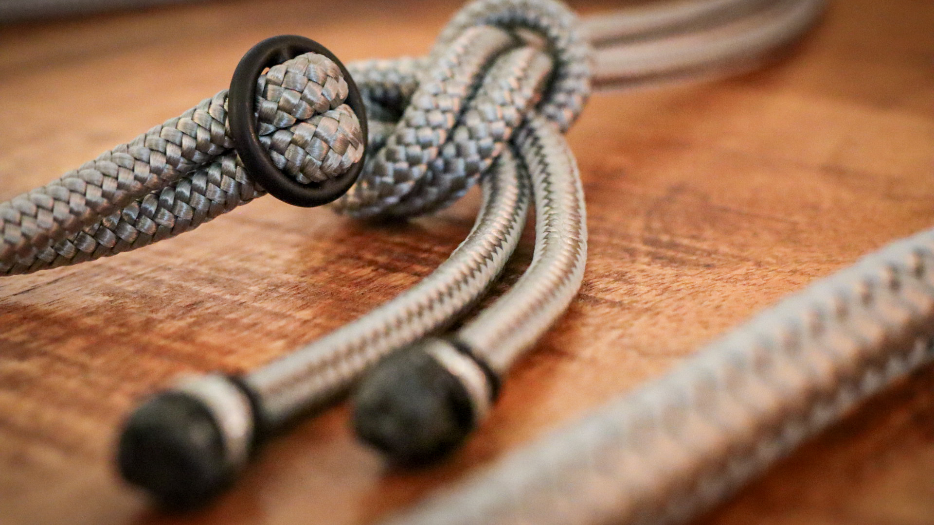 Seilhalfter Silver & Black