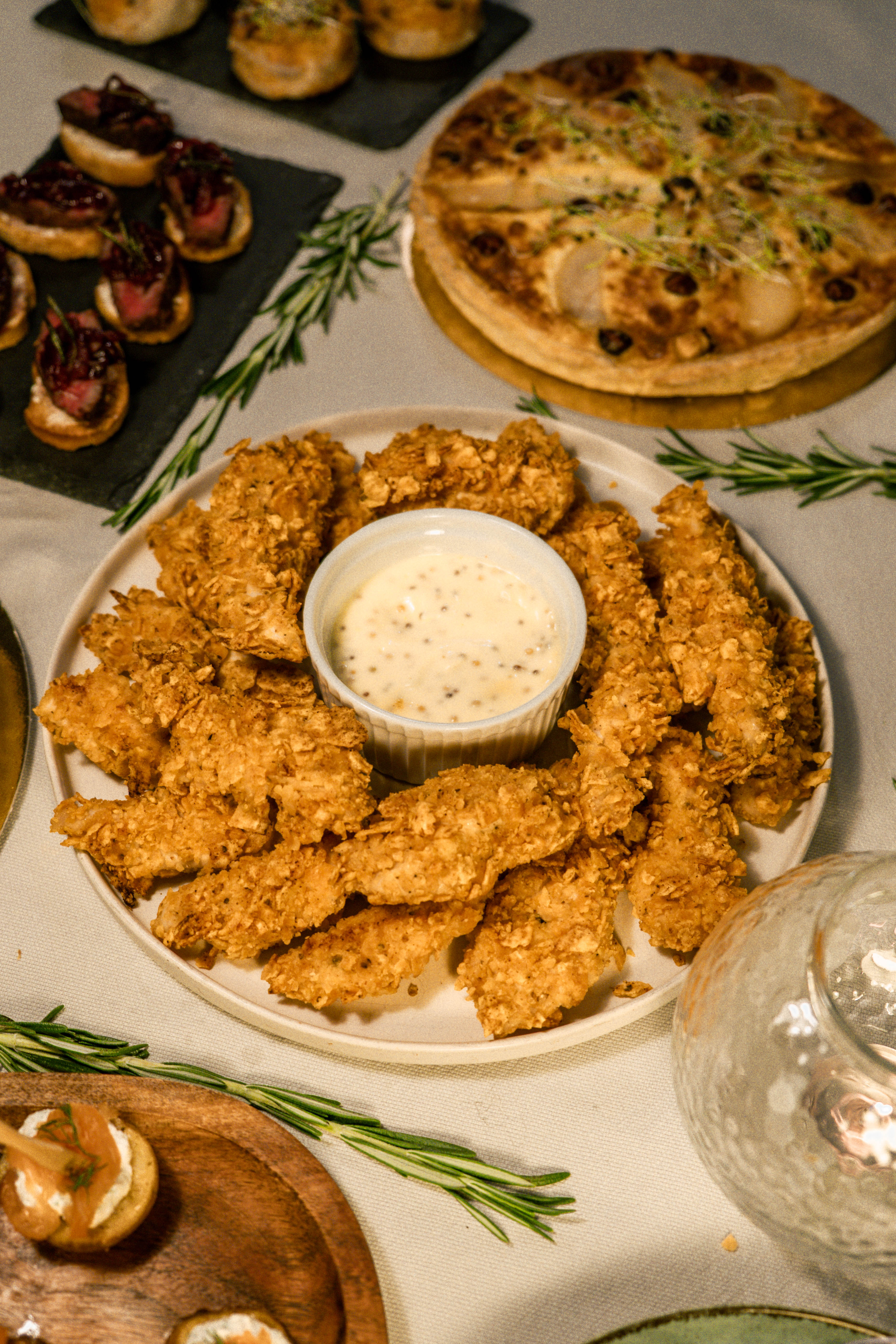 Traškios vištienos lazdelės