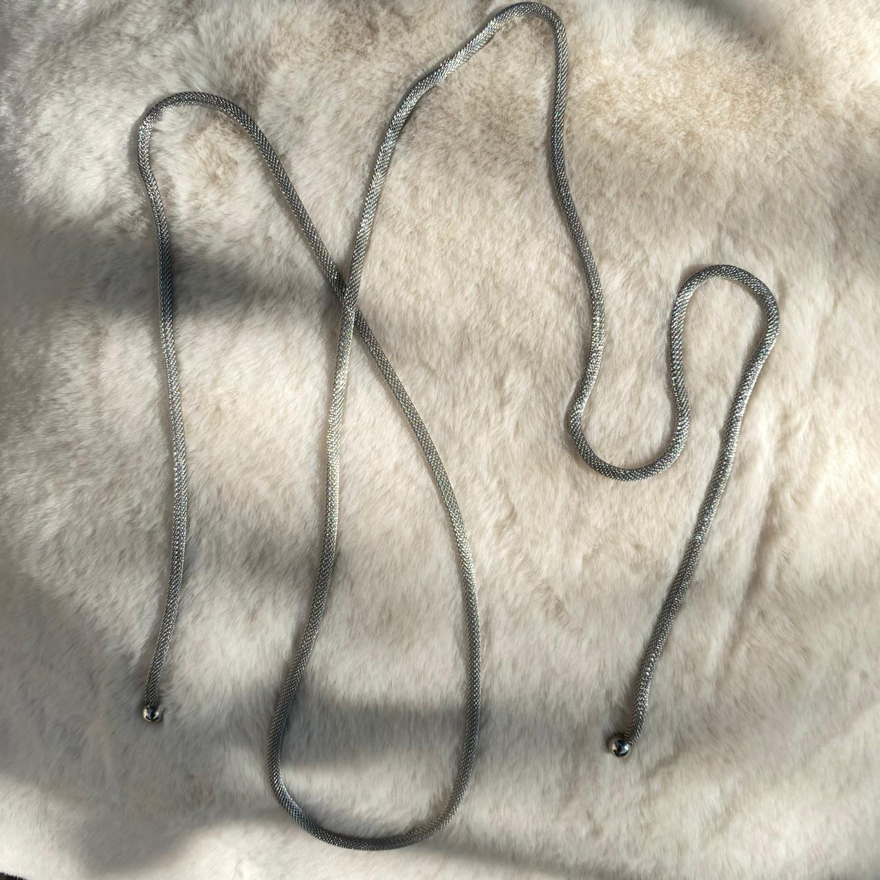 Cadena Abierta Ajustable Plateada