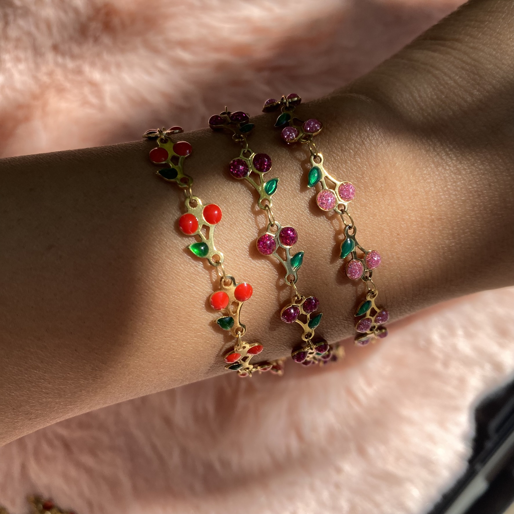 Pulsera Cerezas