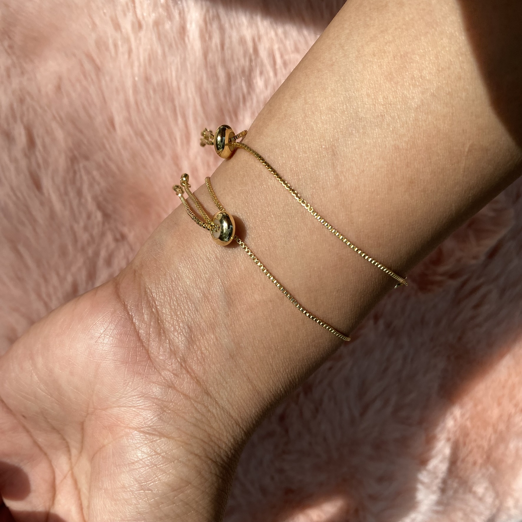 Pulsera ajustable Corazon de zirconia