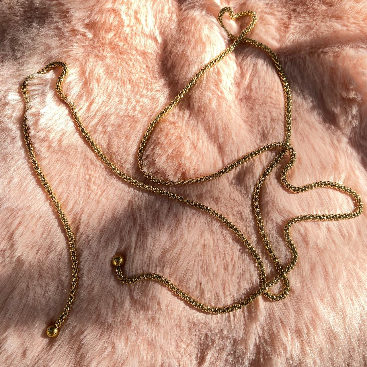 Cadena Abierta Ajustable Dorada