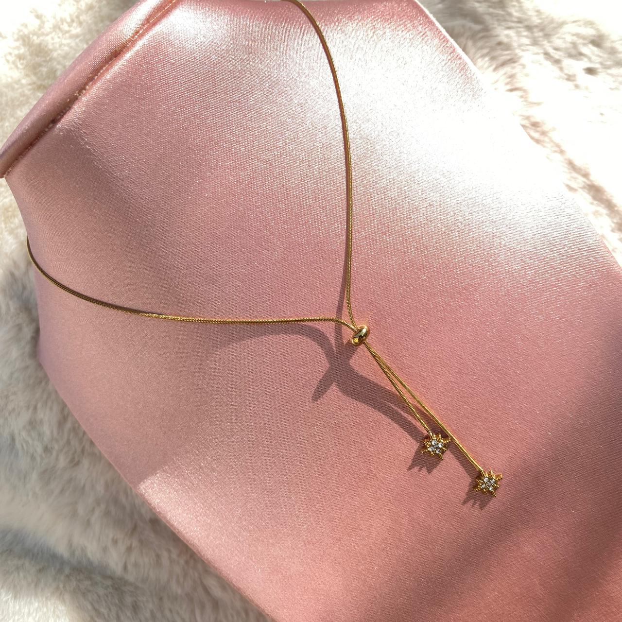 Collar Ajustable Estrellas Colgantes