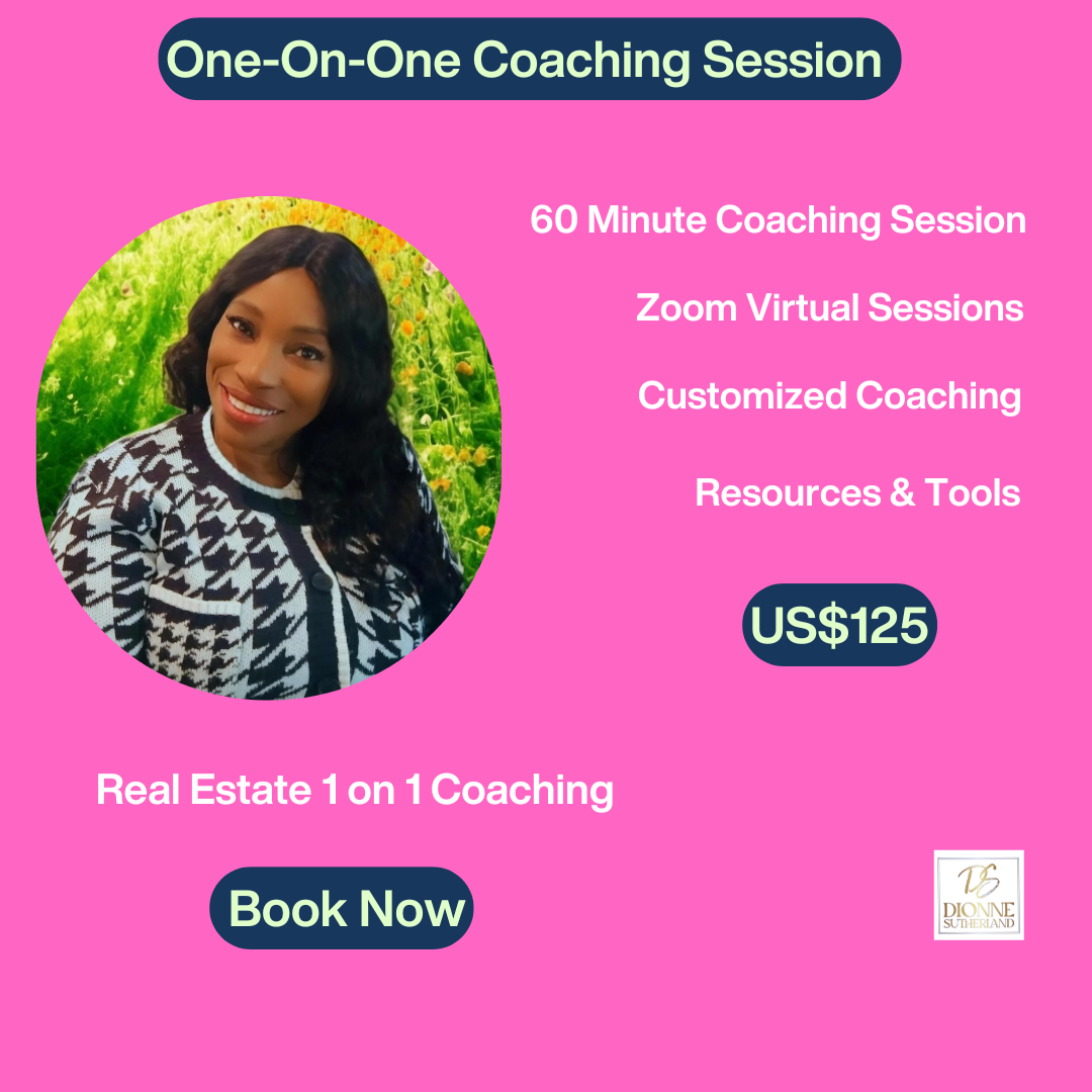 Real Estate 1 on 1  Coaching Session