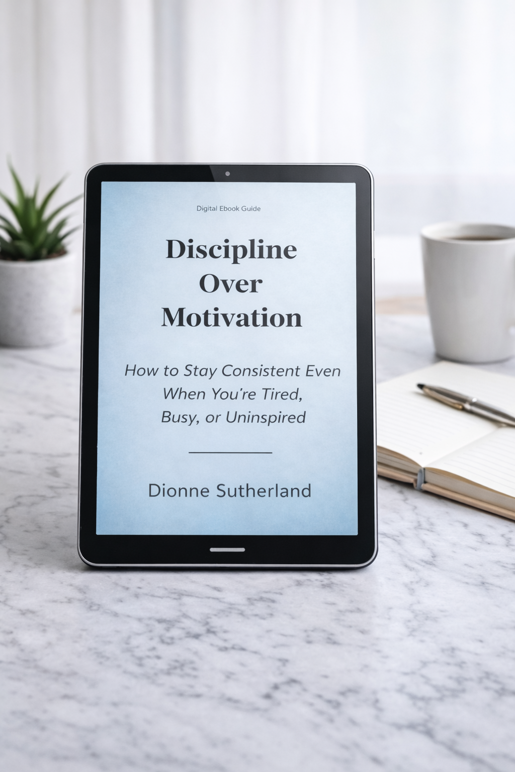 Discipline Over Motivation Digital Ebook