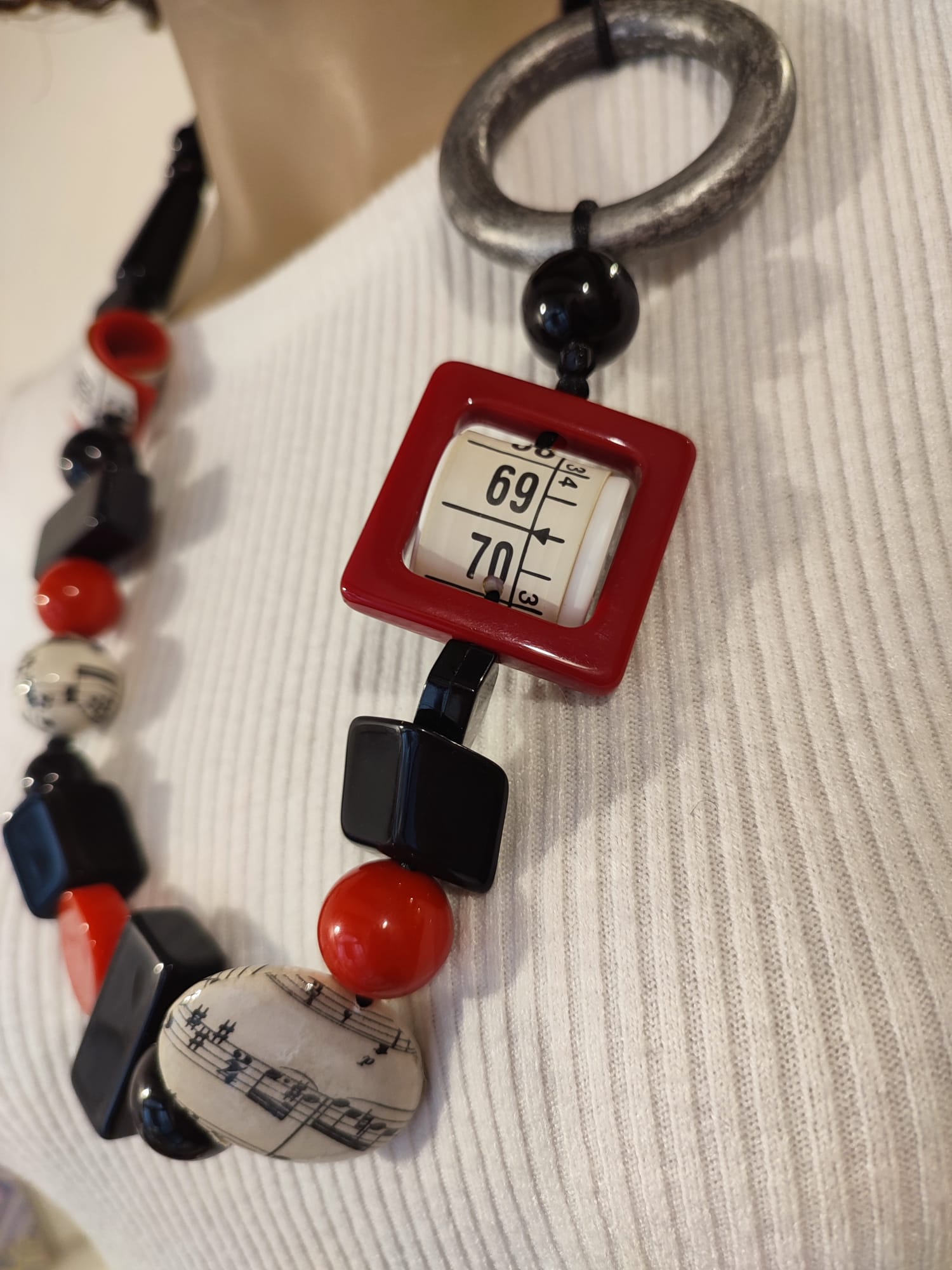 Collana artigianale musica spartito Vivaldi