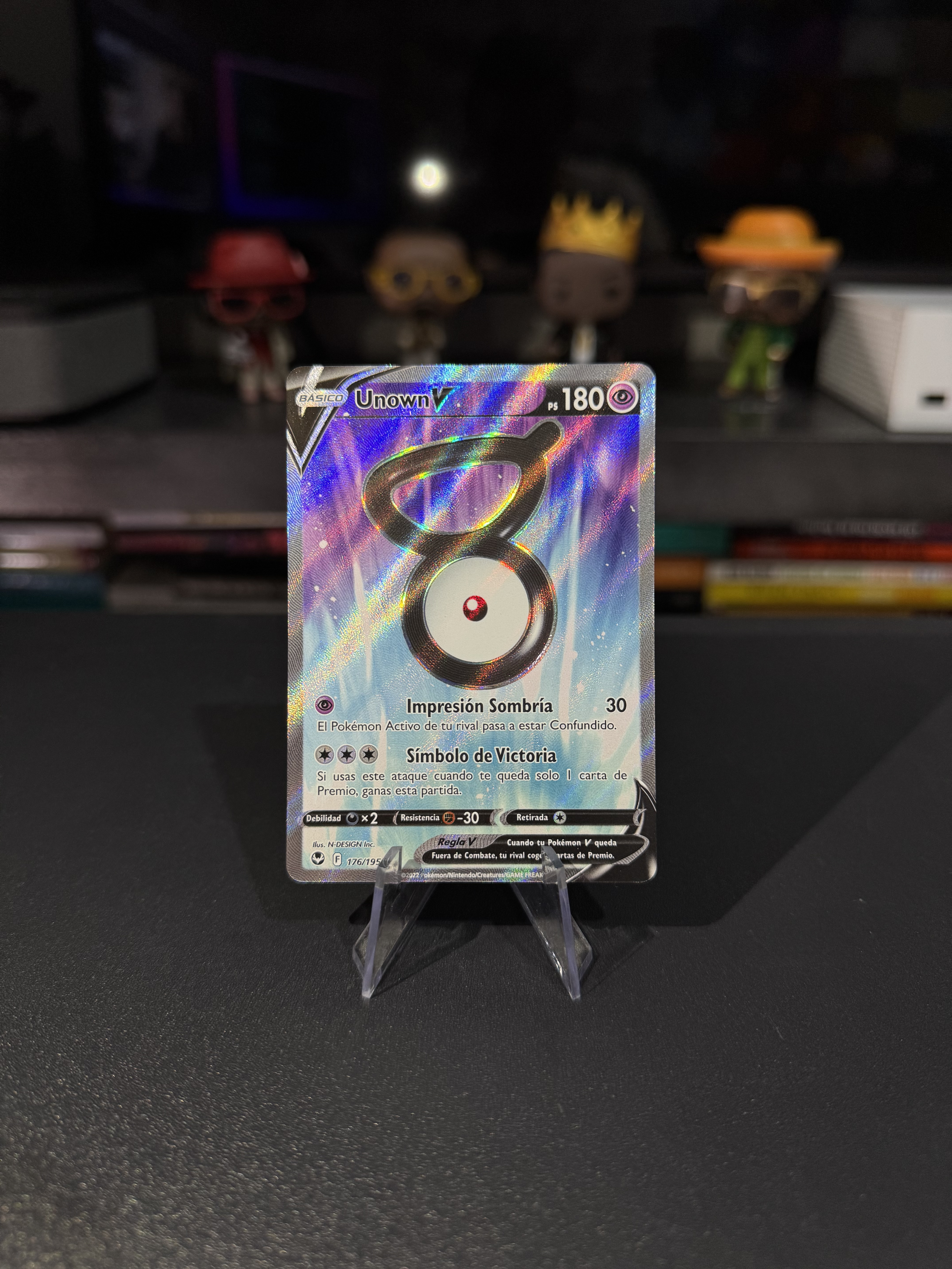 Unown V - Silver Tempest
