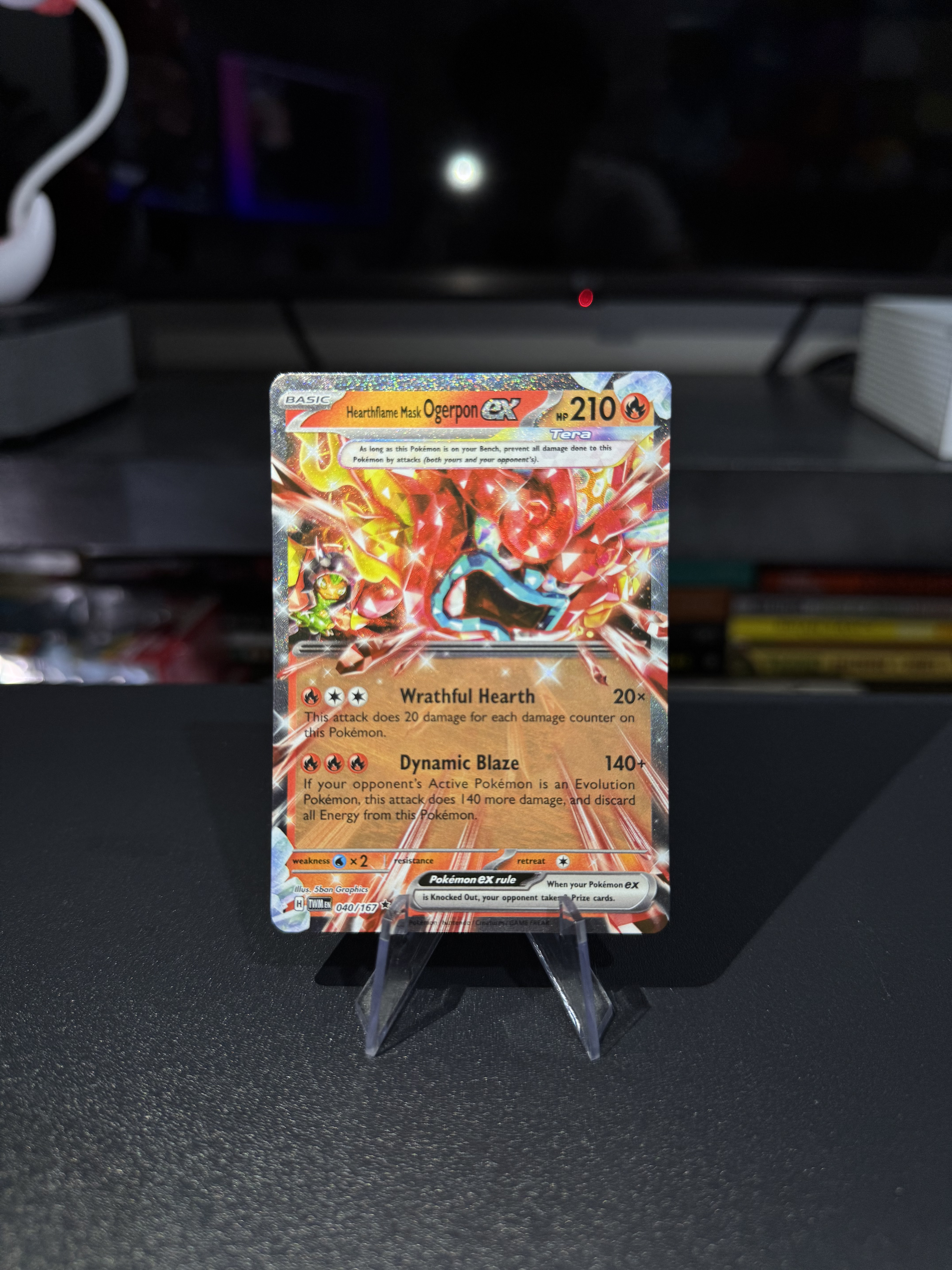 Hearthflame Mask Ogerpon Ex - Twilight Masquerade