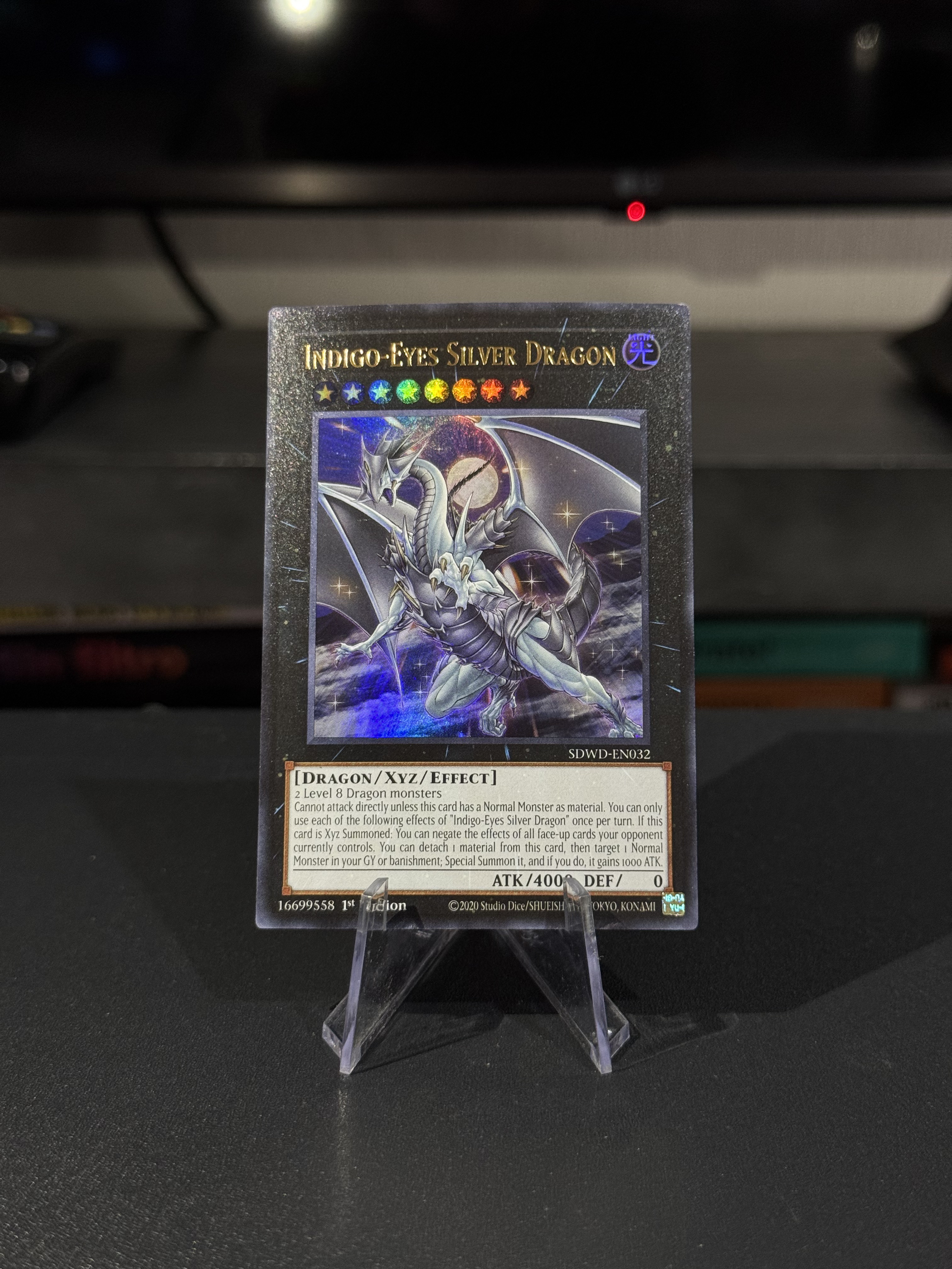 Indigo-Eyes Silver Dragon - Blue-Eyes White Destiny