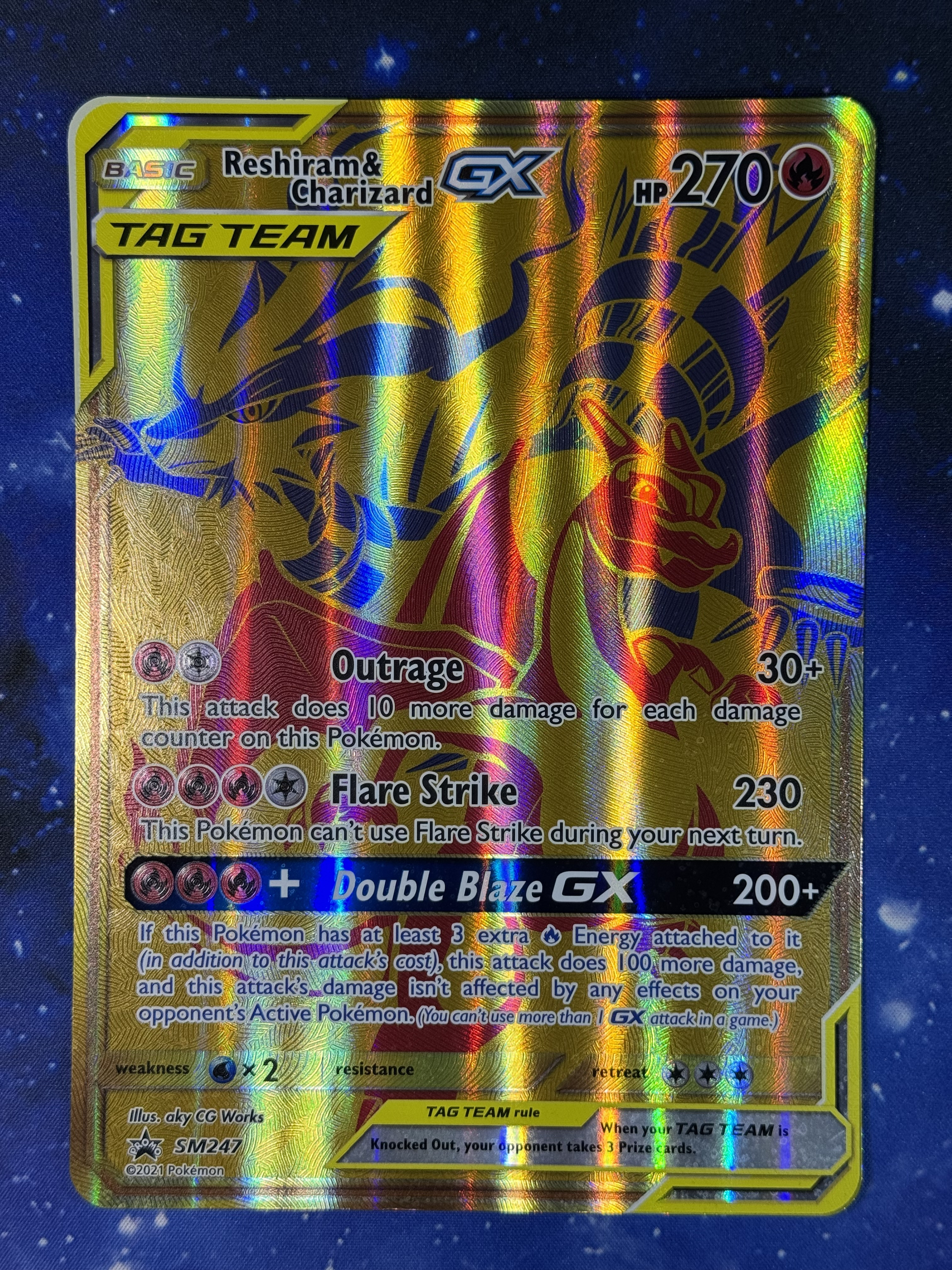 Reshiram & Charizard Gx 