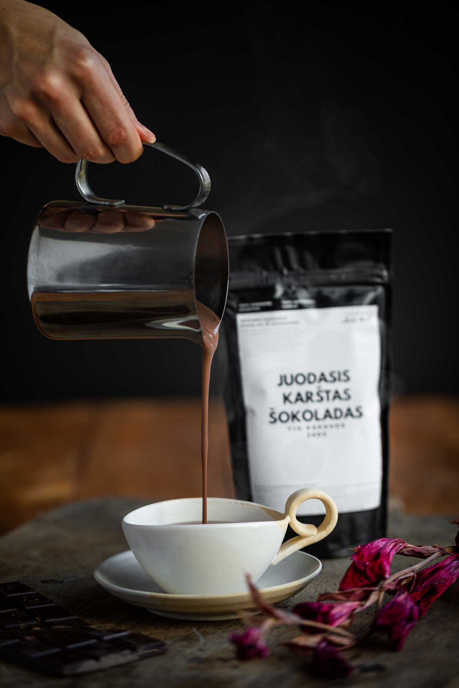 Juodasis karšto šokolado gėrimas (71% kakavos)