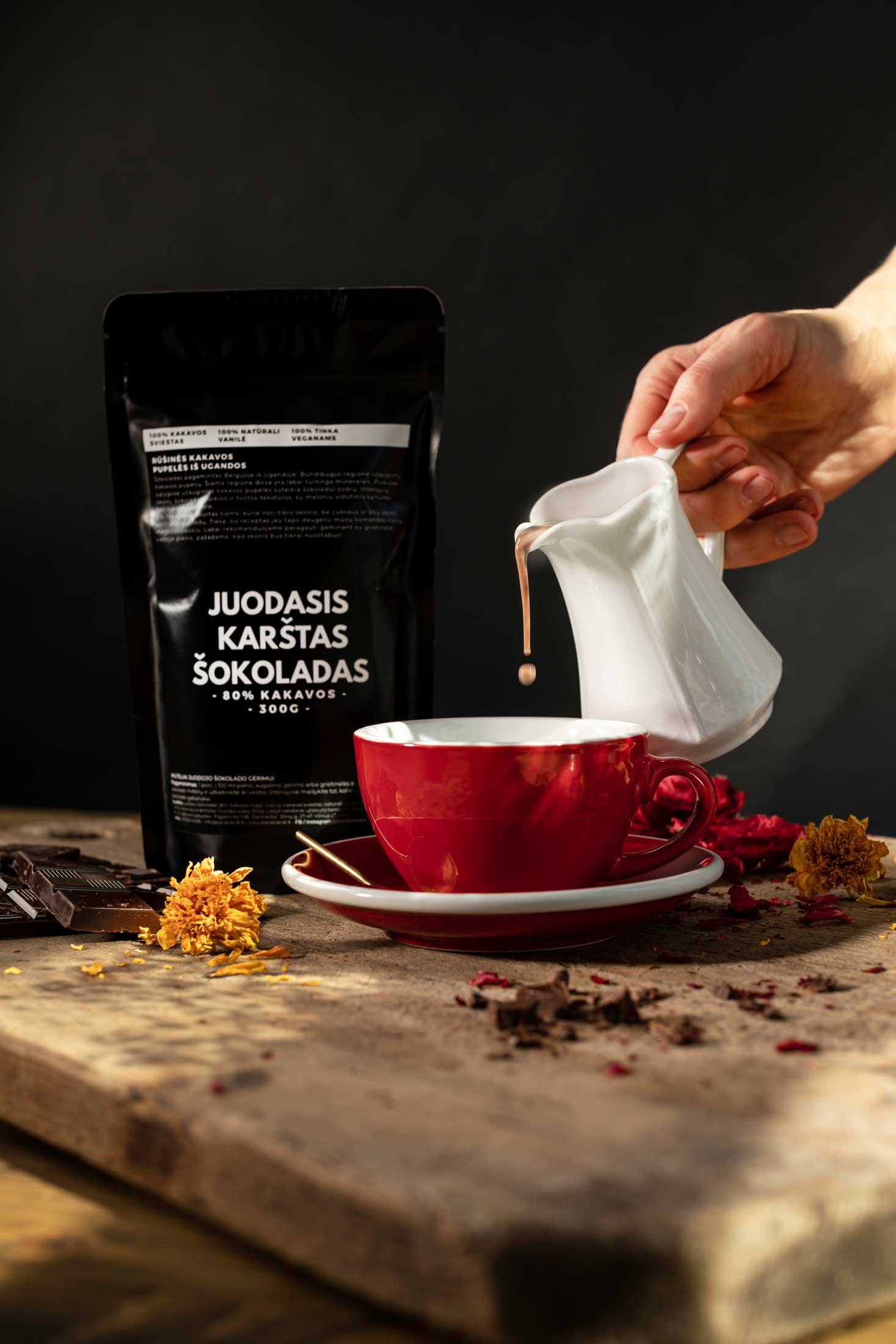 Juodasis karšto šokolado gėrimas (80% kakavos)