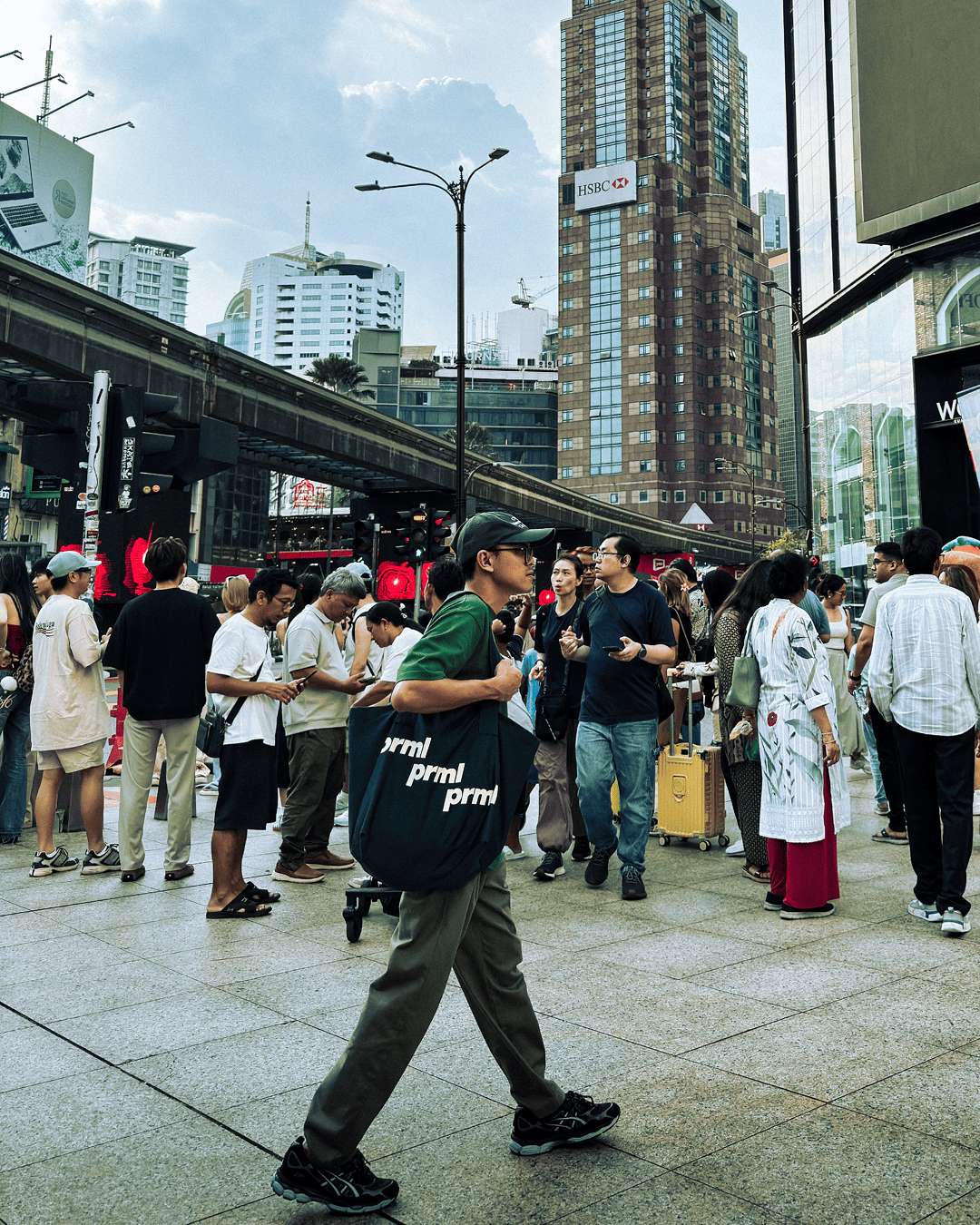 PRML Tri Stack Logo Tote Bag
