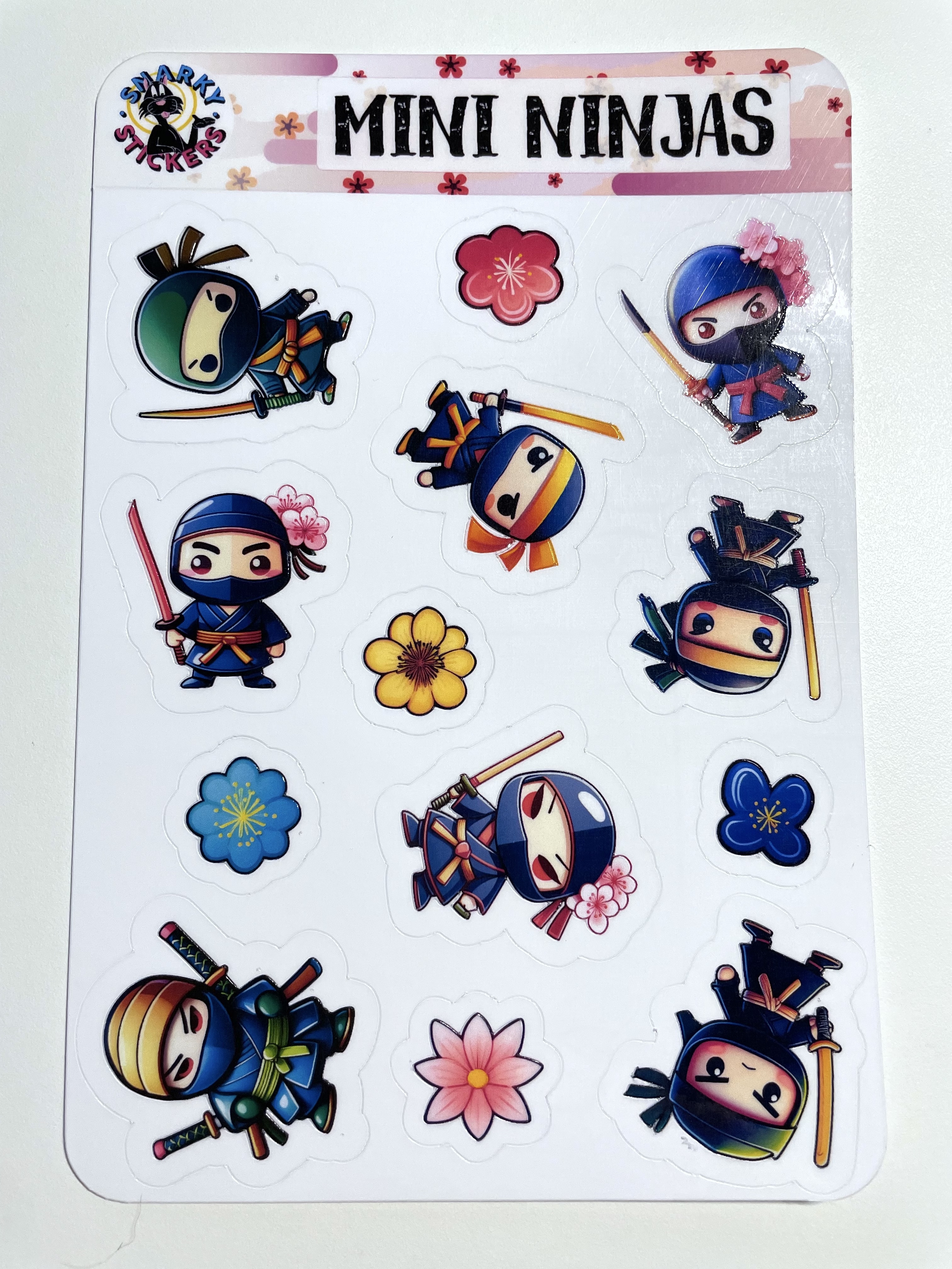 Mini Ninjas Sticker Set (2x Sheets/26x Stickers) | Sheets