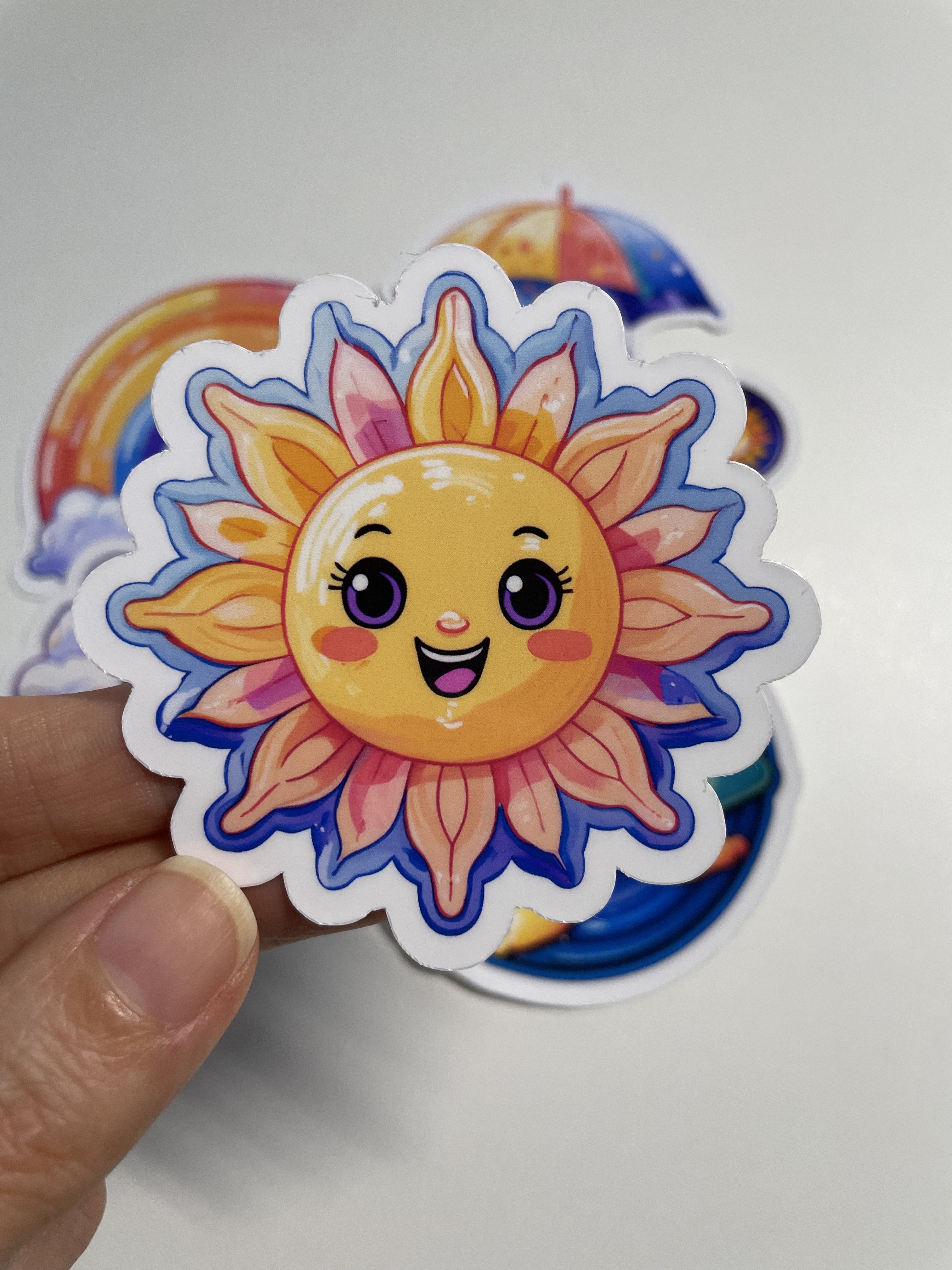 Cutie Sunny Sticker | Large | Water Resistant